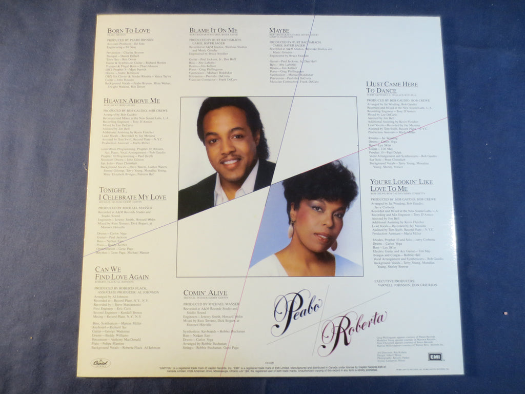 Peabo Bryson & Roberta Flack – Born to Love (1983) Vinyl LP