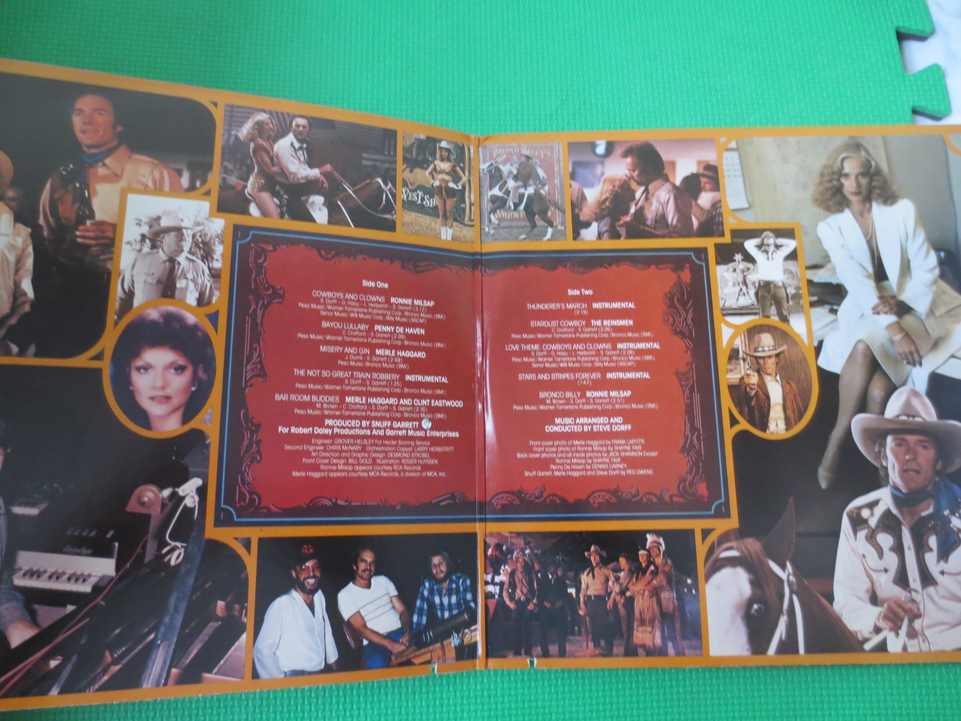 BRONCO BILLY, Clint EASTWOOD, Soundtrack Albums, Bronco Billy lp, Clint Eastwood Album, Vintage Vinyl, Vinyl, 1980 Records