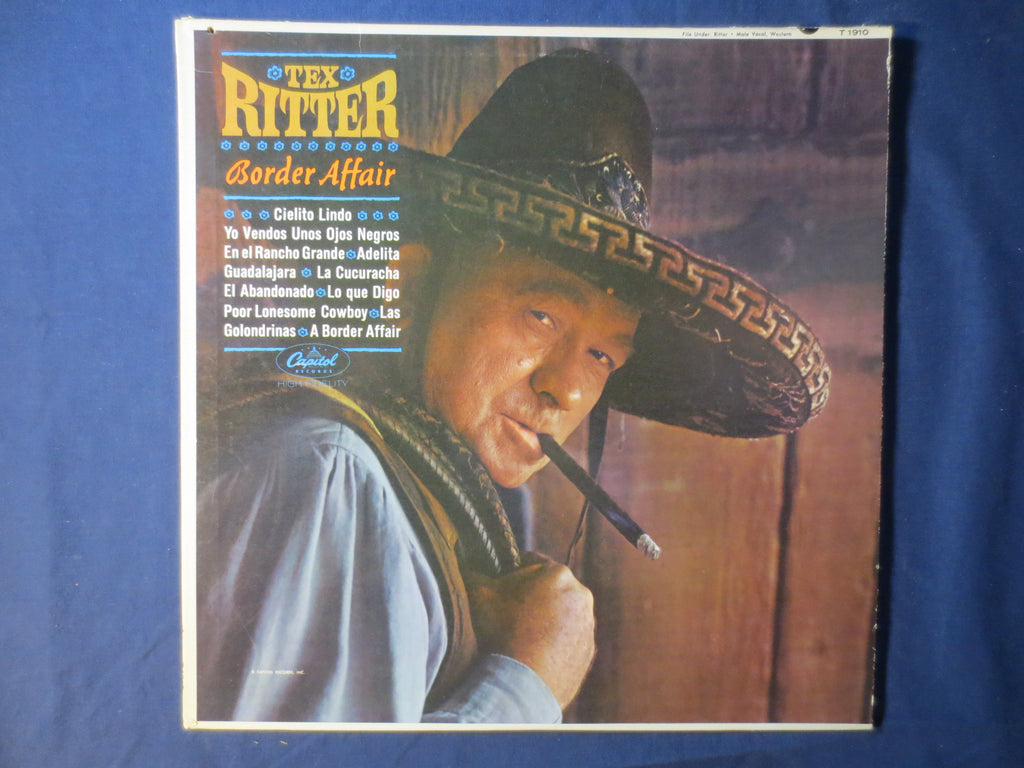 Tex Ritter – Border Affair (1963) Vinyl LP