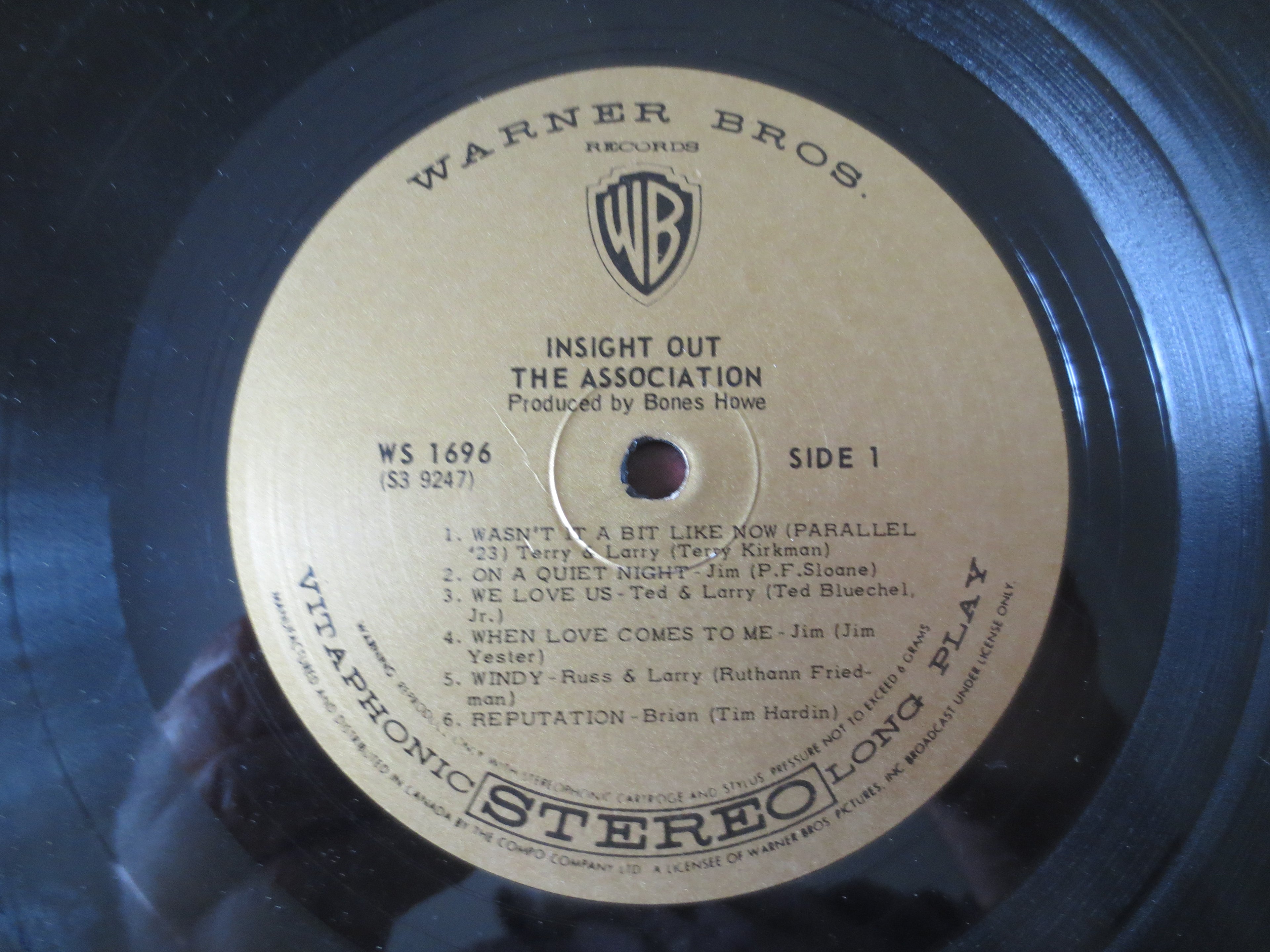 The Association – Insight Out (1967) Vinyl LP