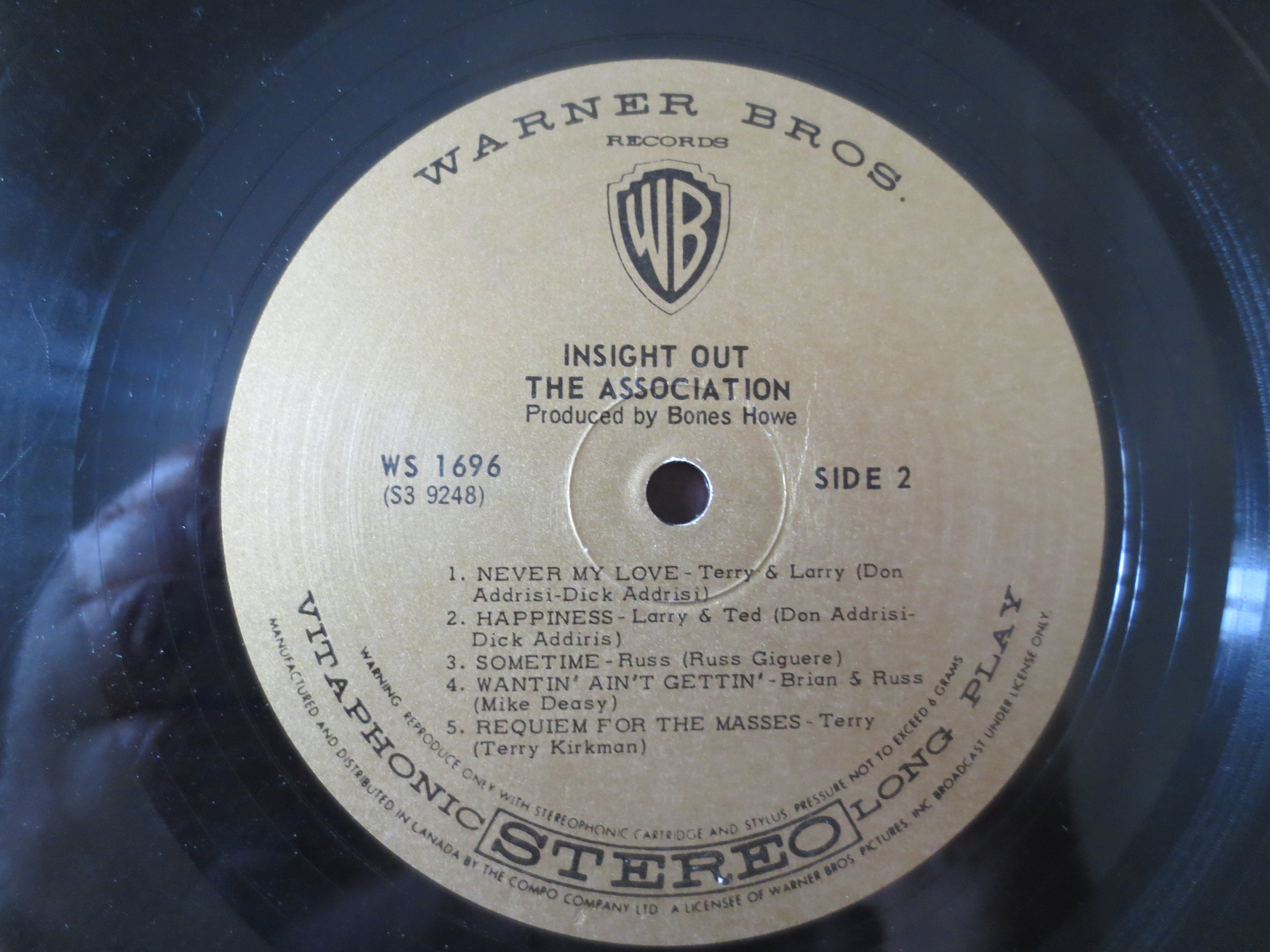 The Association – Insight Out (1967) Vinyl LP