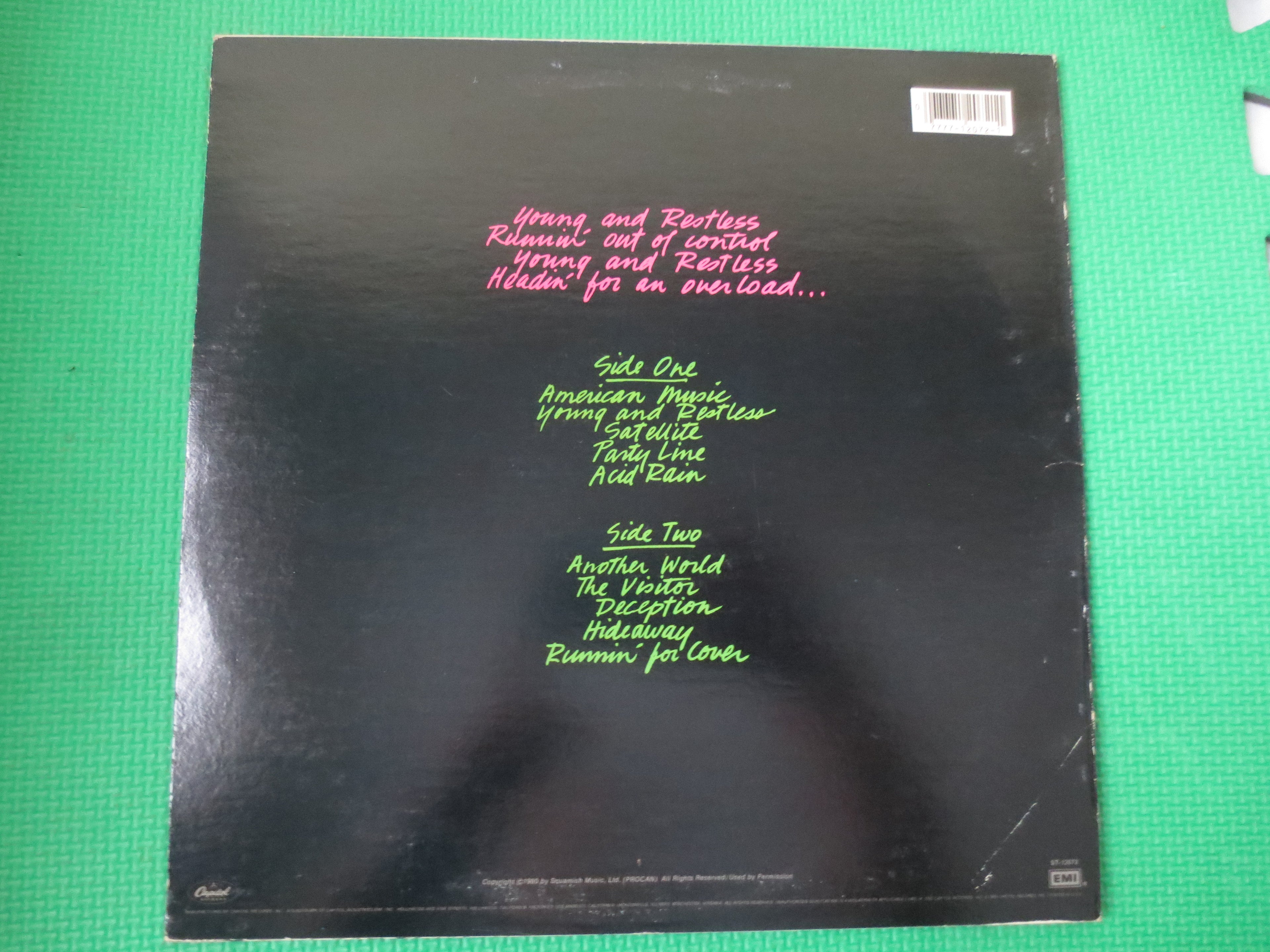 Prism – Young and Restless (1980) Vinyl LP