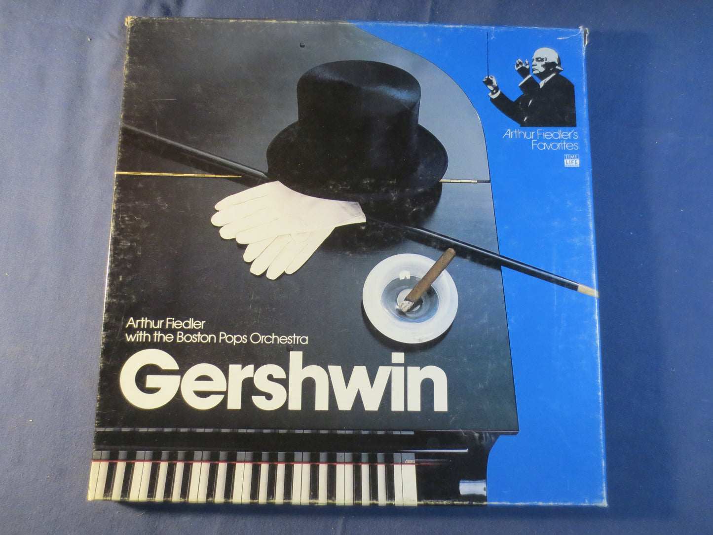 ARTHUR FIEDLER, With the Boston Pops Orchestra, GERSHWIN, Jazz Records, Vintage Vinyl, Record Vinyl, Records, 1978 Records