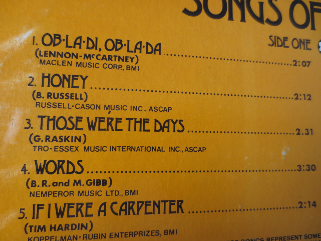Waldo de los Ríos – Songs of Our Time (1972) Vinyl LP