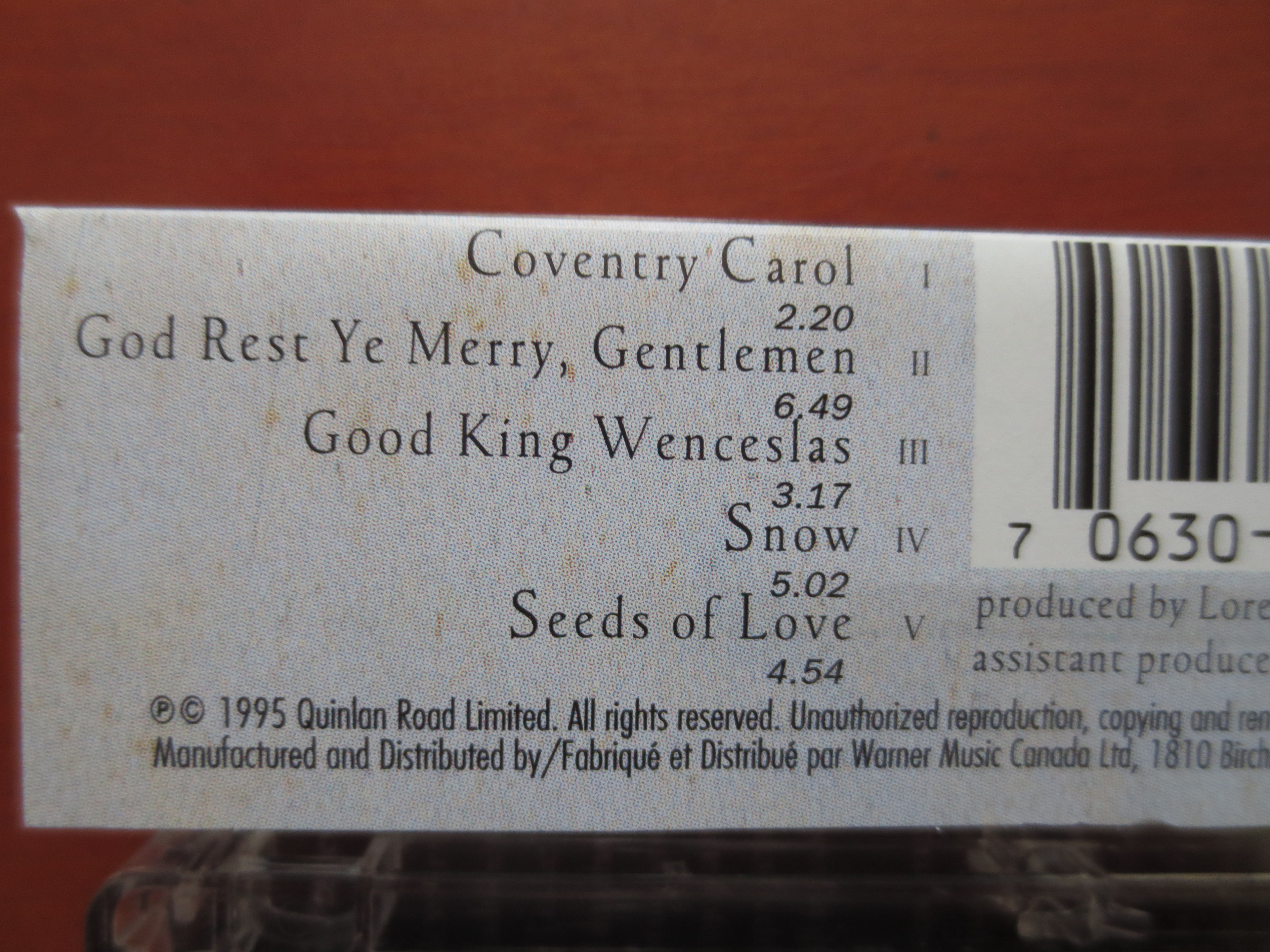 Loreena McKennitt – A Winter Garden (1995) Cassette