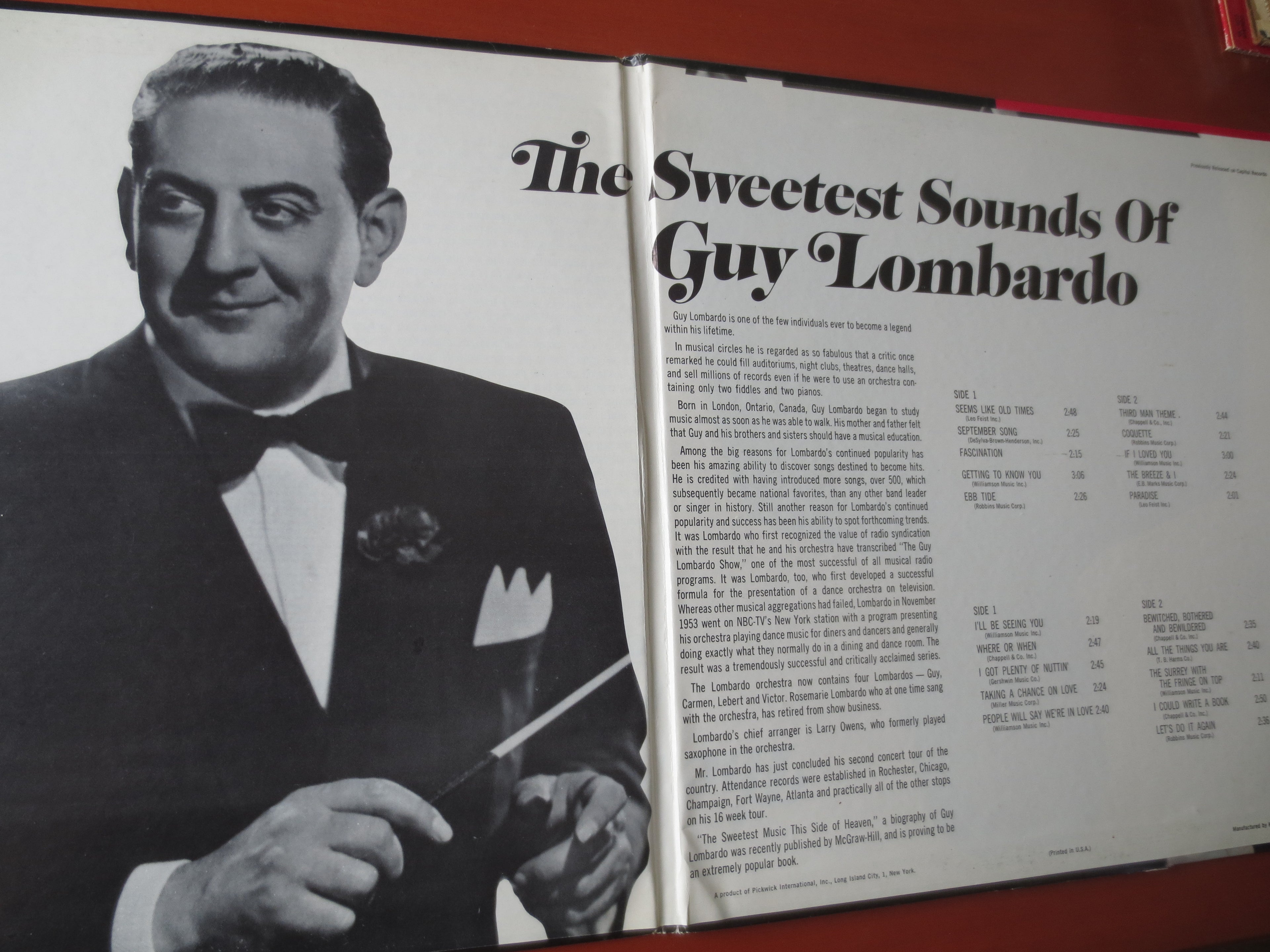Guy Lombardo – The Sweetest Sounds (1971) Double Vinyl LP