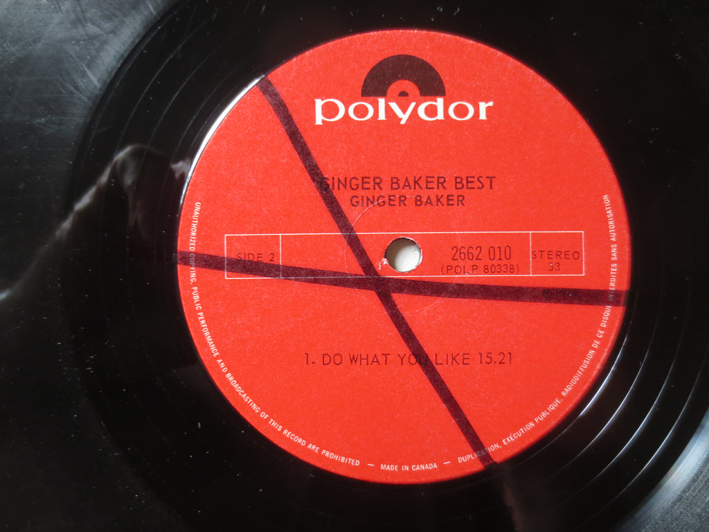 Ginger Baker – At His Best (1972) Double Vinyl LP