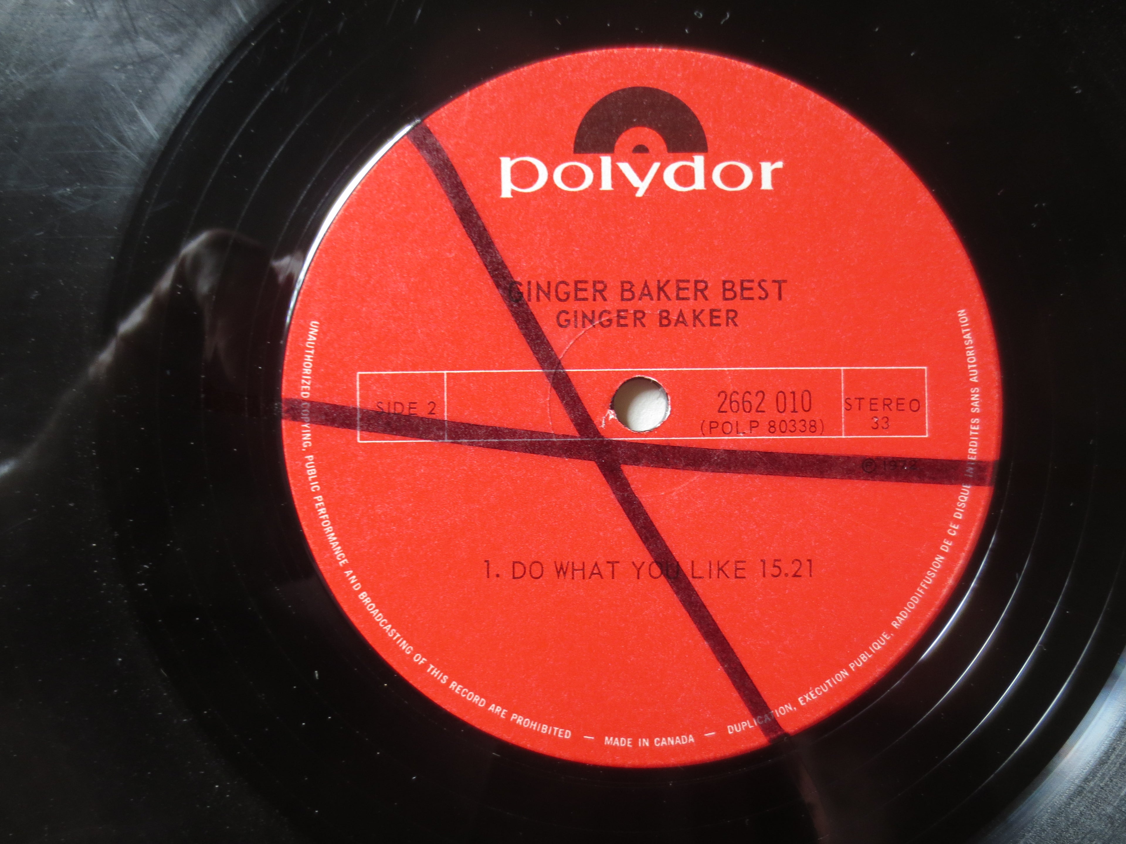 Ginger Baker – At His Best (1972) Double Vinyl LP