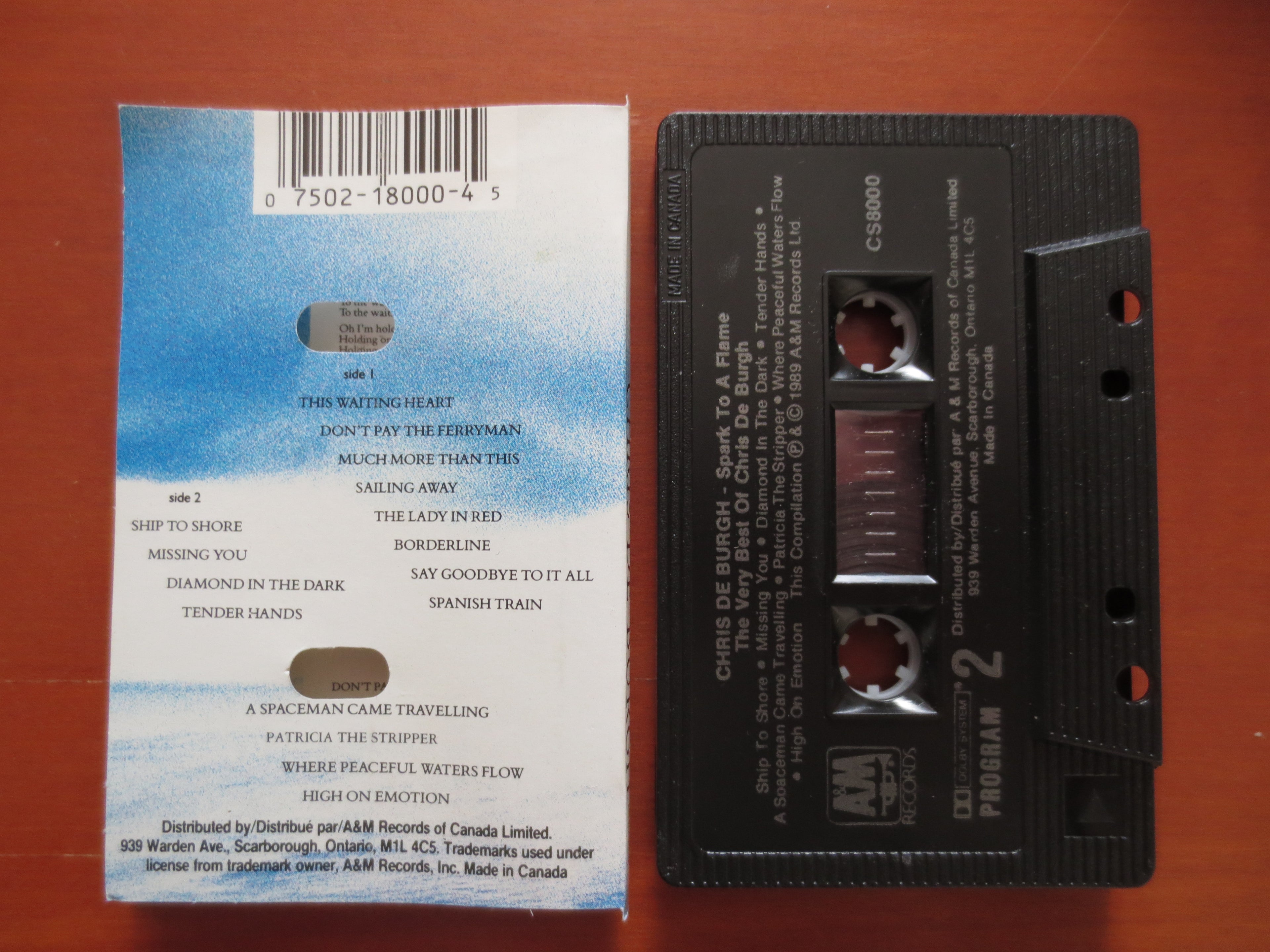 Chris de Burgh – The Best of Chris de Burgh (1989) Cassette