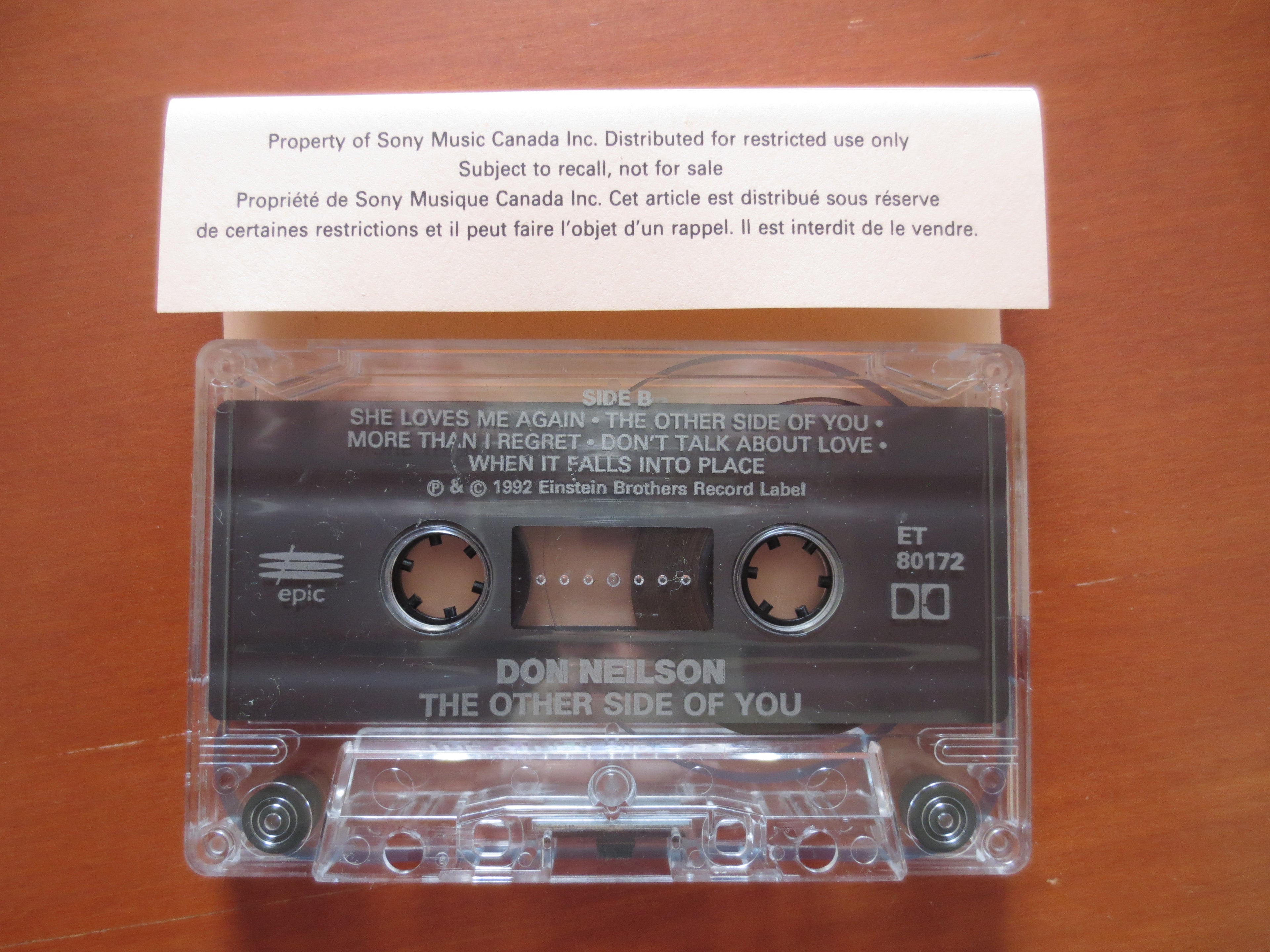 Don Neilson – The Other Side of You (1992) Cassette