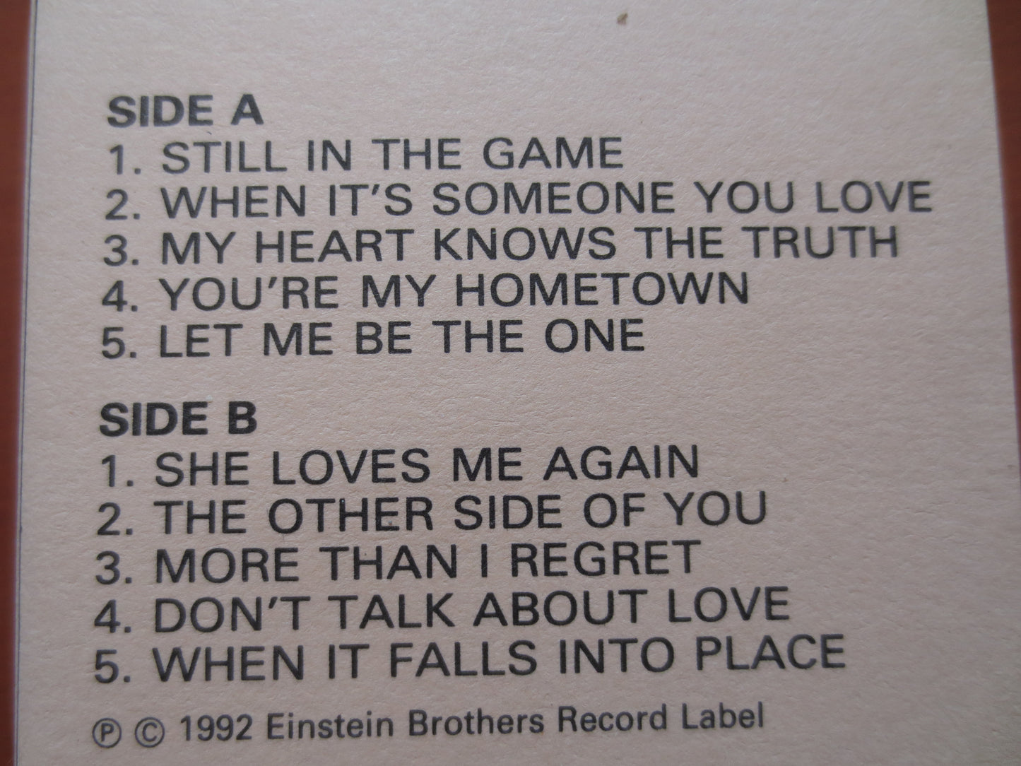 DON NEILSON, Other Side of You, Country Tape, Don Neilson Lp, Don Neilson Tape, Cassette Lp, Rock Cassette, 1992 Cassette