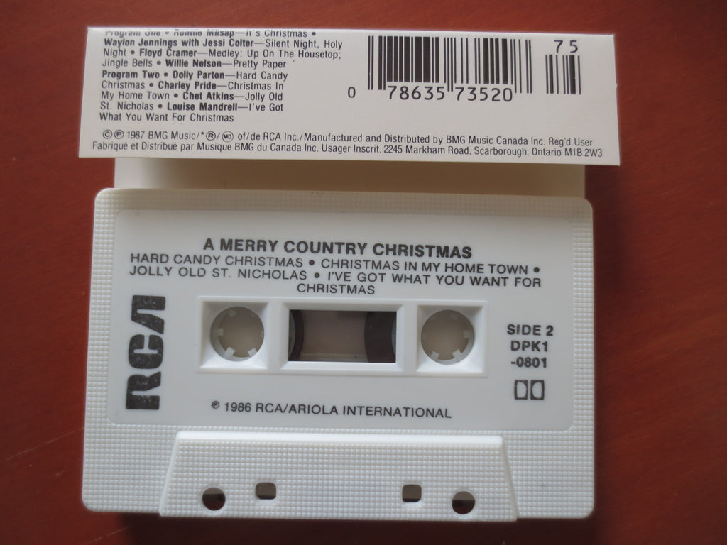 A Merry Country Christmas (1987) Cassette