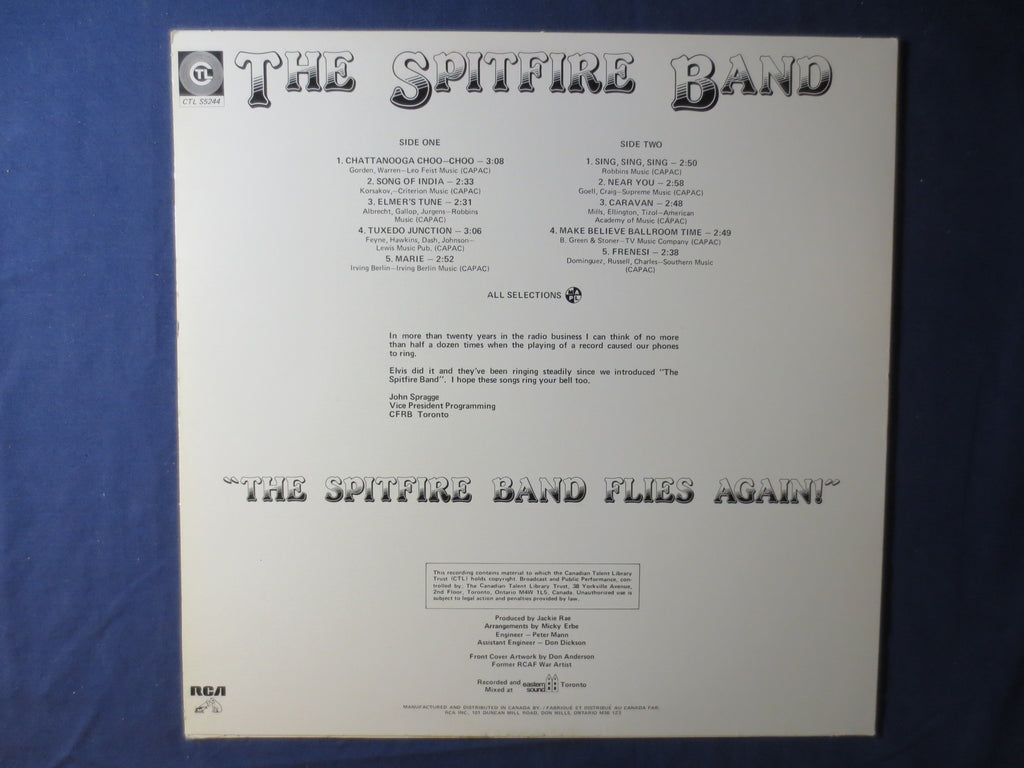 The Spitfire Band – The Spitfire Band (1981) Vinyl LP