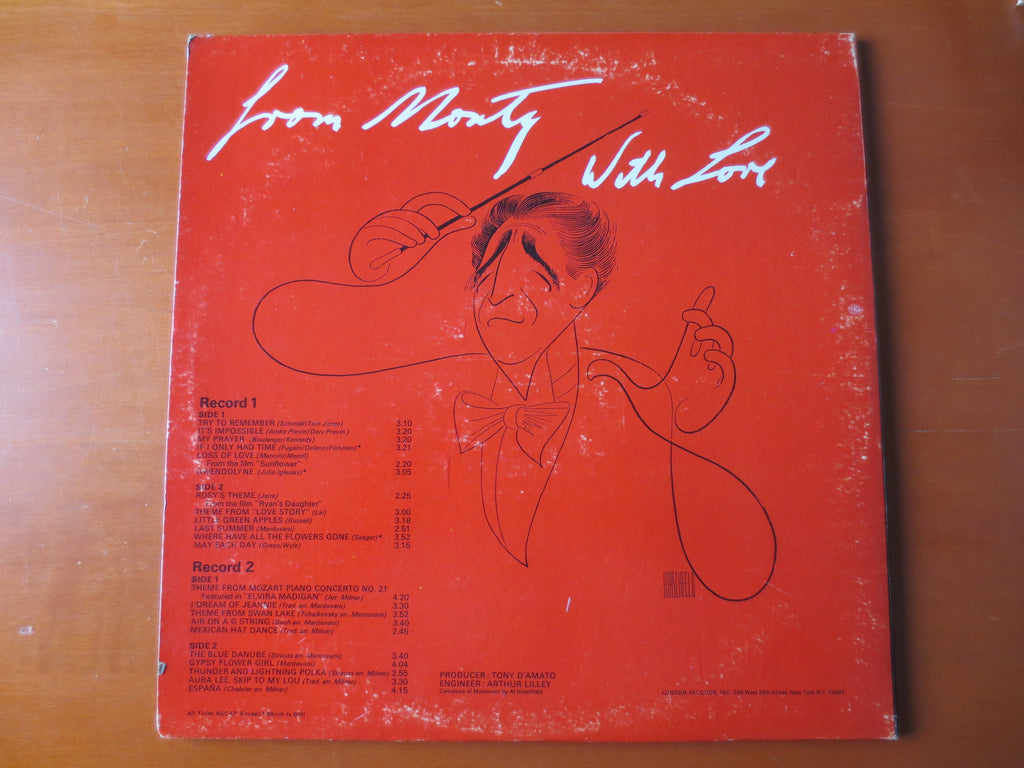Mantovani – From Monty with Love (1971) Double Vinyl LP