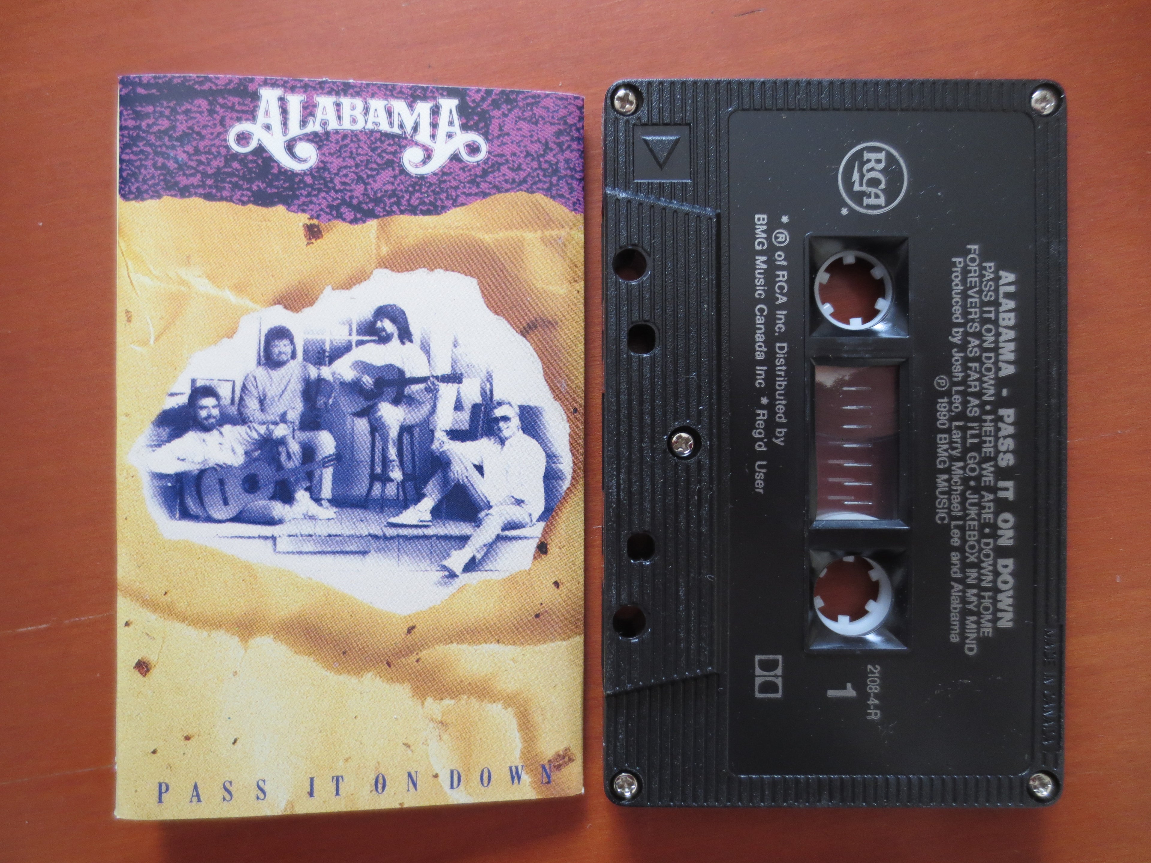 Alabama – Pass It On Down (1990) Cassette