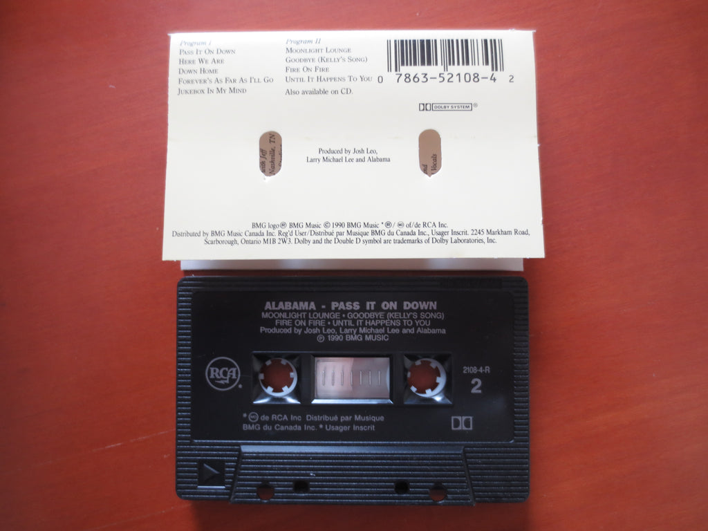 Alabama – Pass It On Down (1990) Cassette