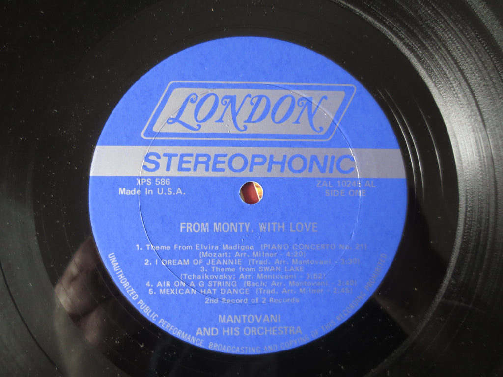Mantovani – From Monty with Love (1971) Double Vinyl LP