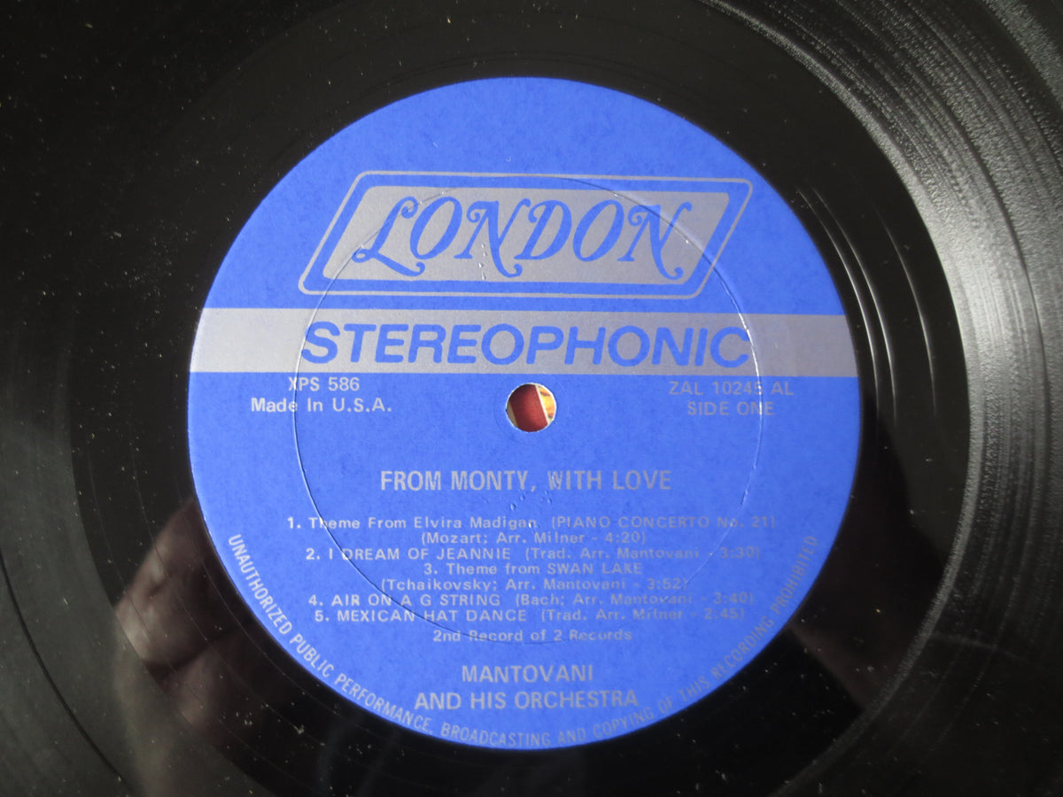 Mantovani – From Monty with Love (1971) Double Vinyl LP
