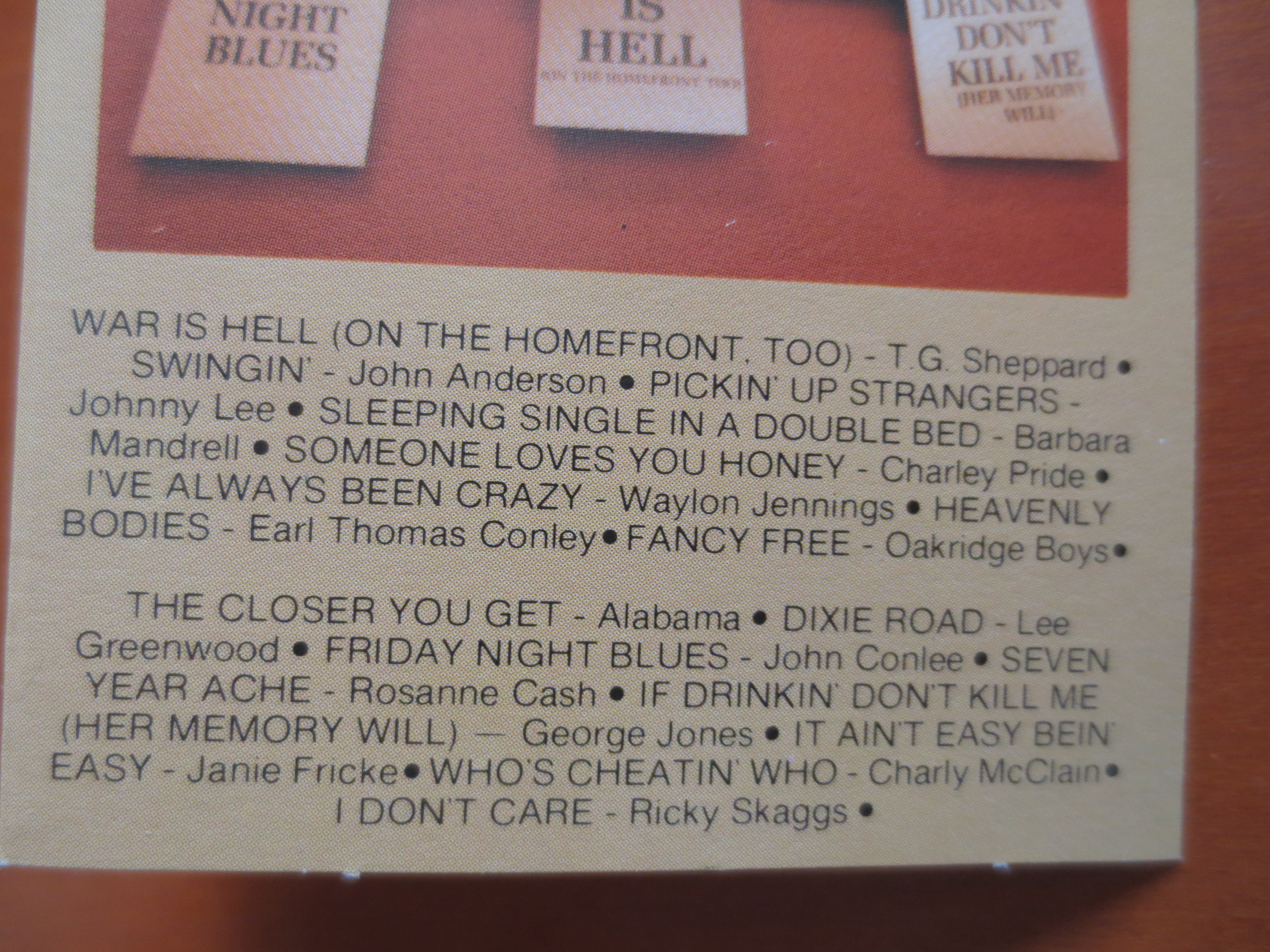 Decade of Country (1986) Cassette