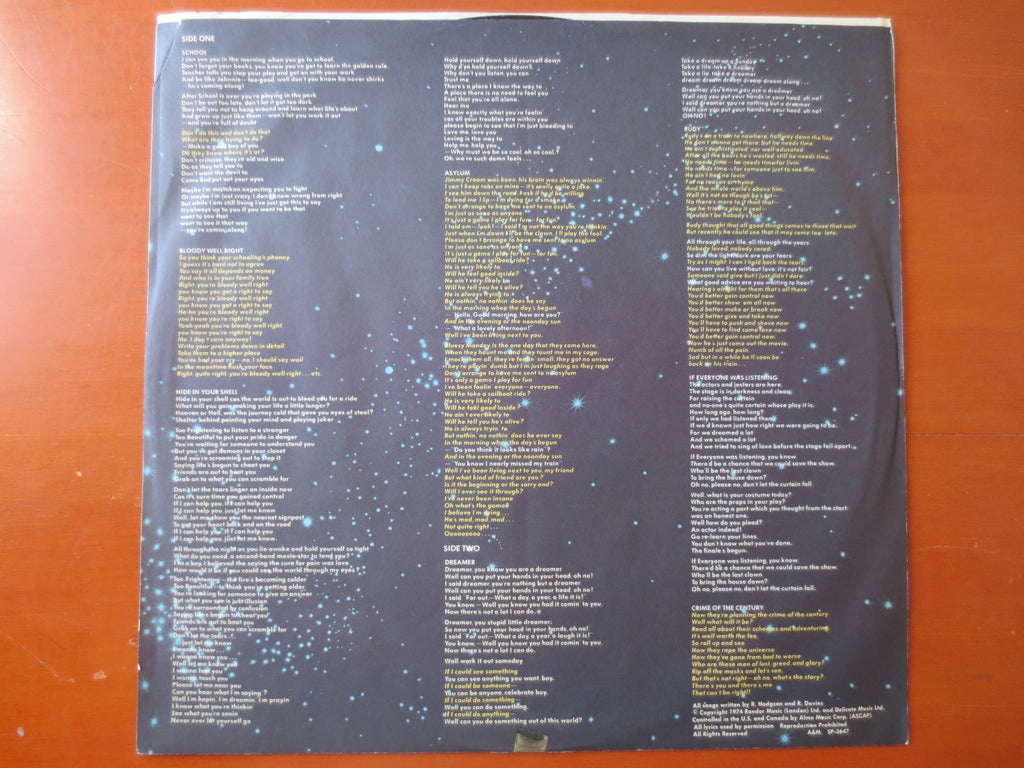 Supertramp – Crime of the Century (1974) Vinyl LP
