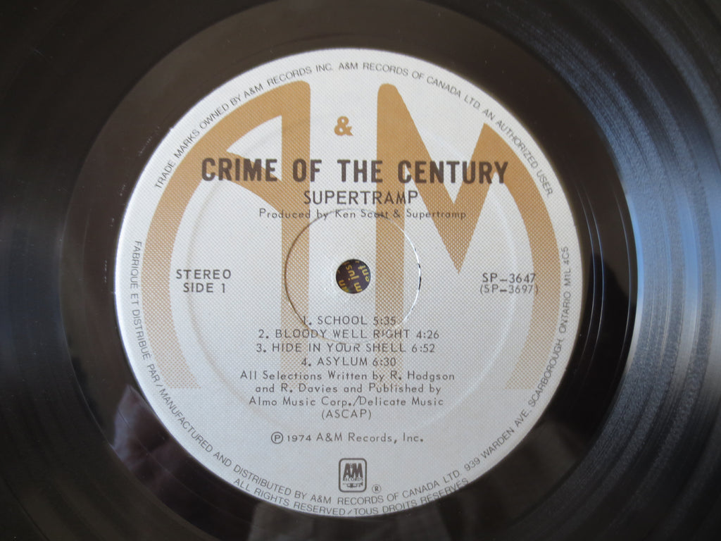 Supertramp – Crime of the Century (1974) Vinyl LP