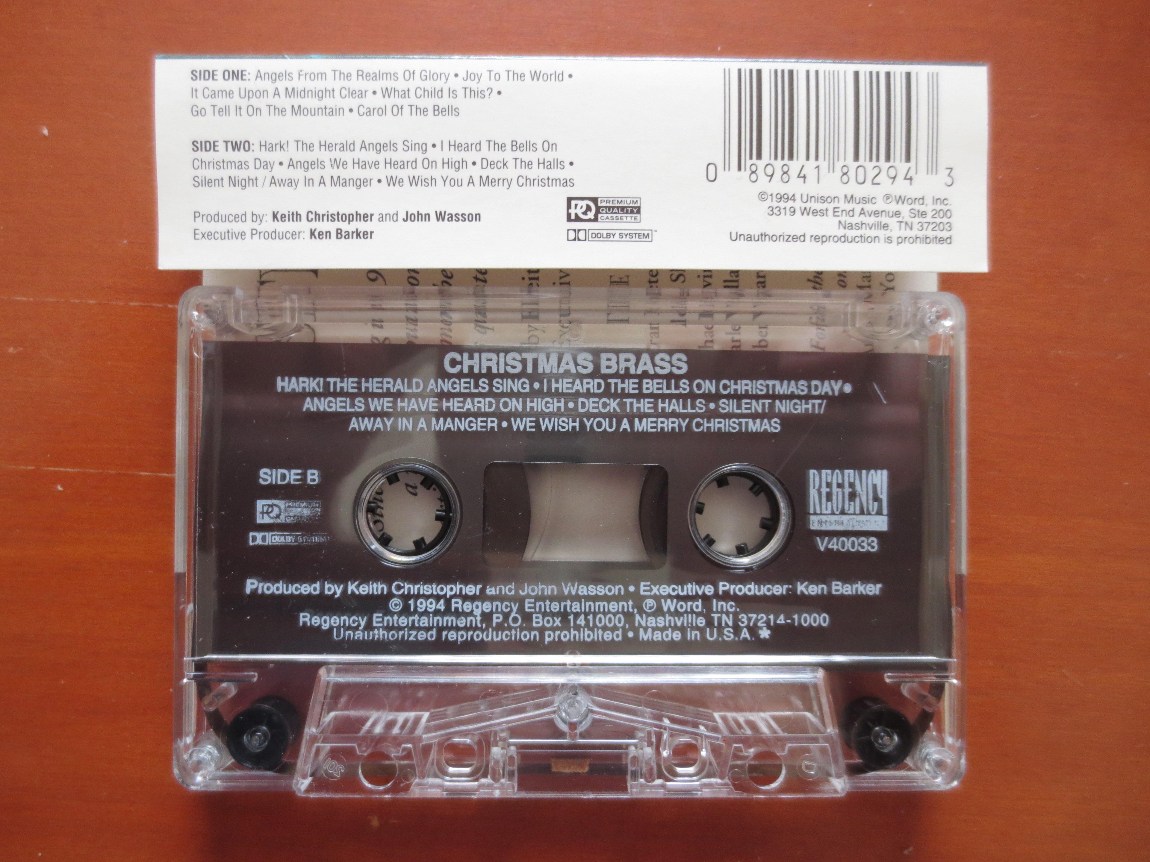 Dallas Brass – Christmas Brass (1994) Cassette