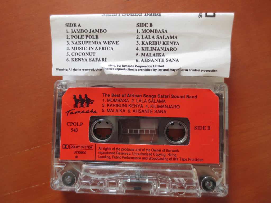 Safari Sound Band – The Best of African Songs (1984) Cassette