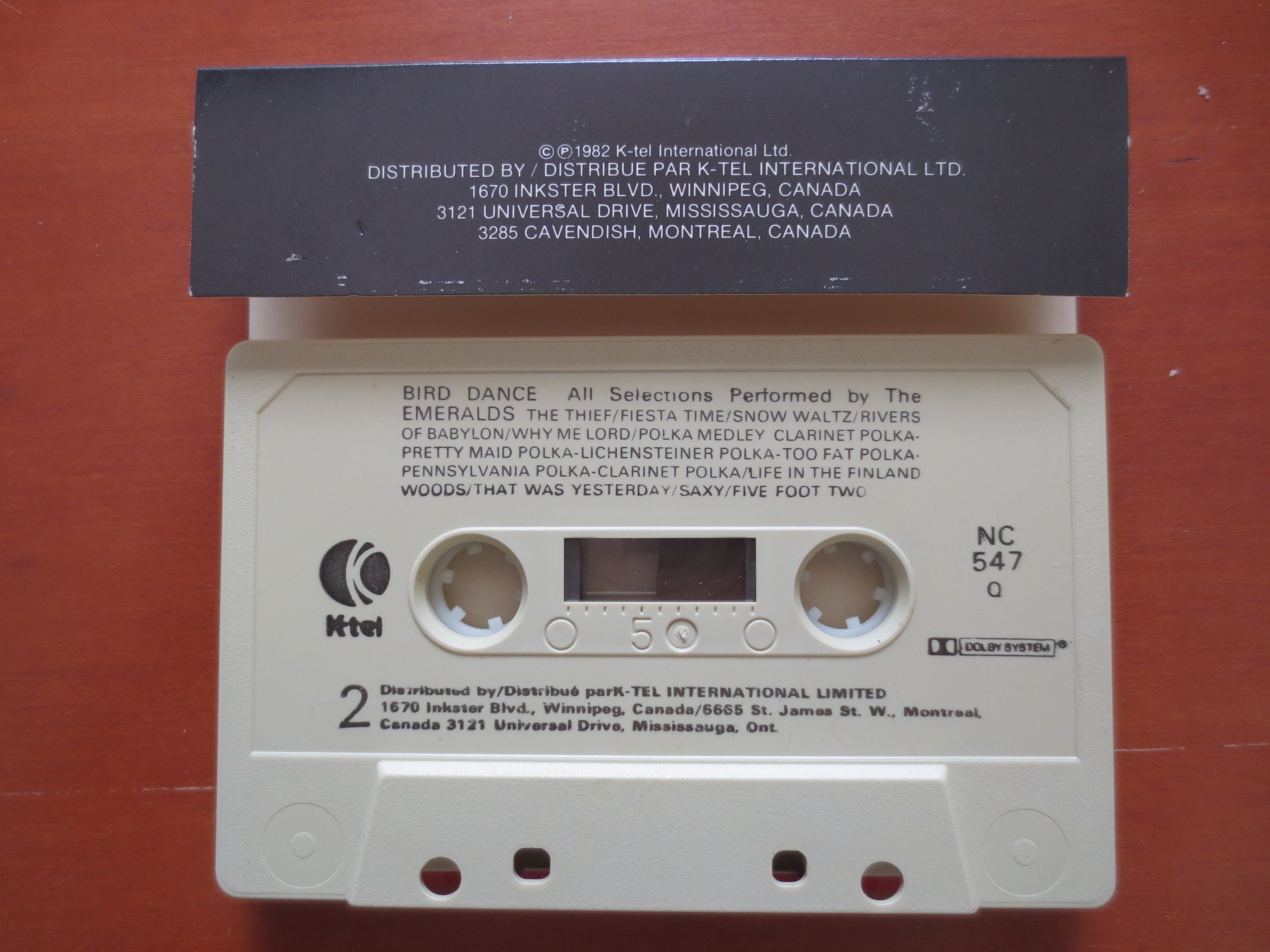 The Emeralds – Bird Dance (1982) Cassette
