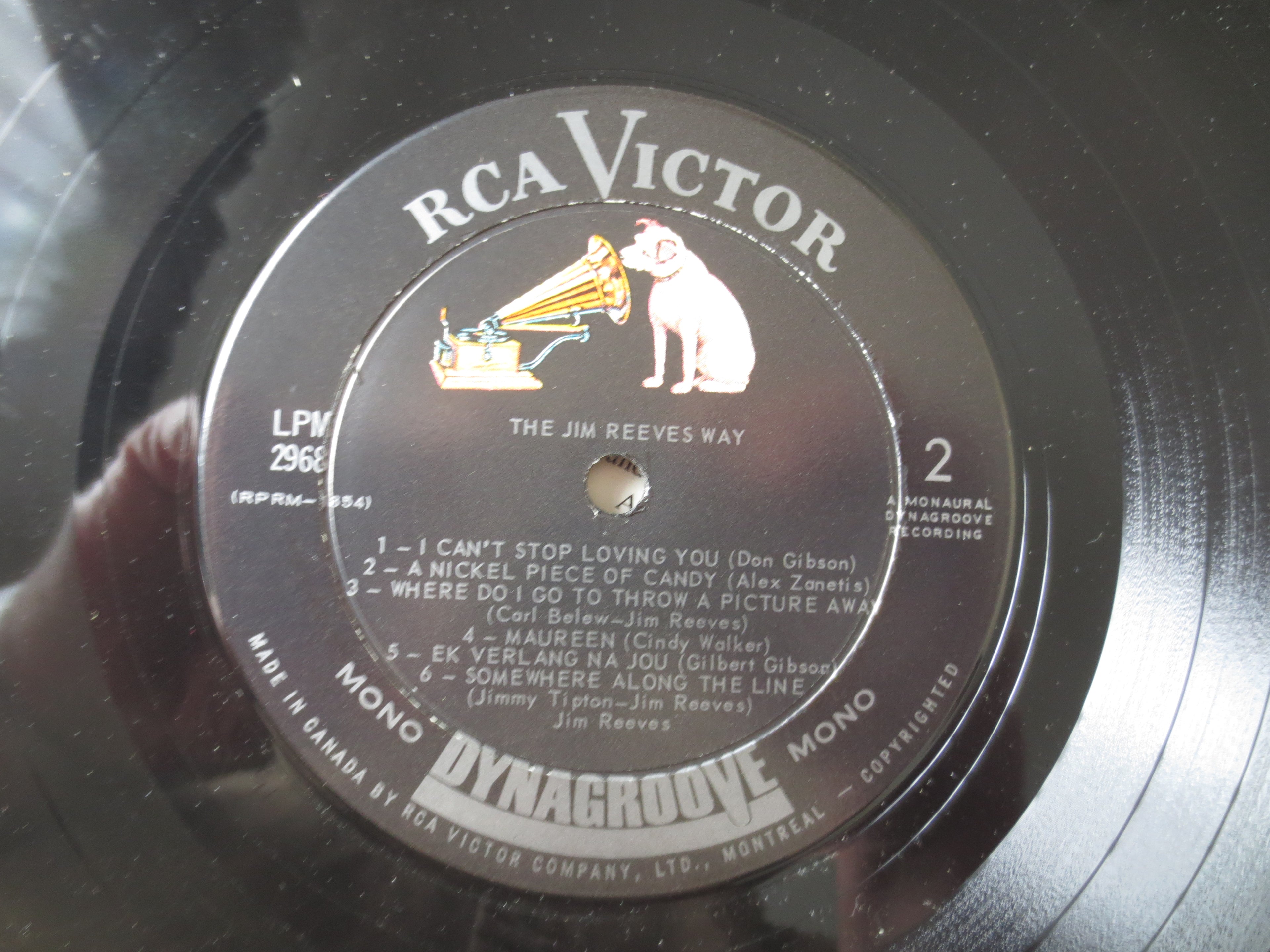 Jim Reeves – The Jim Reeves Way (1965) Vinyl LP