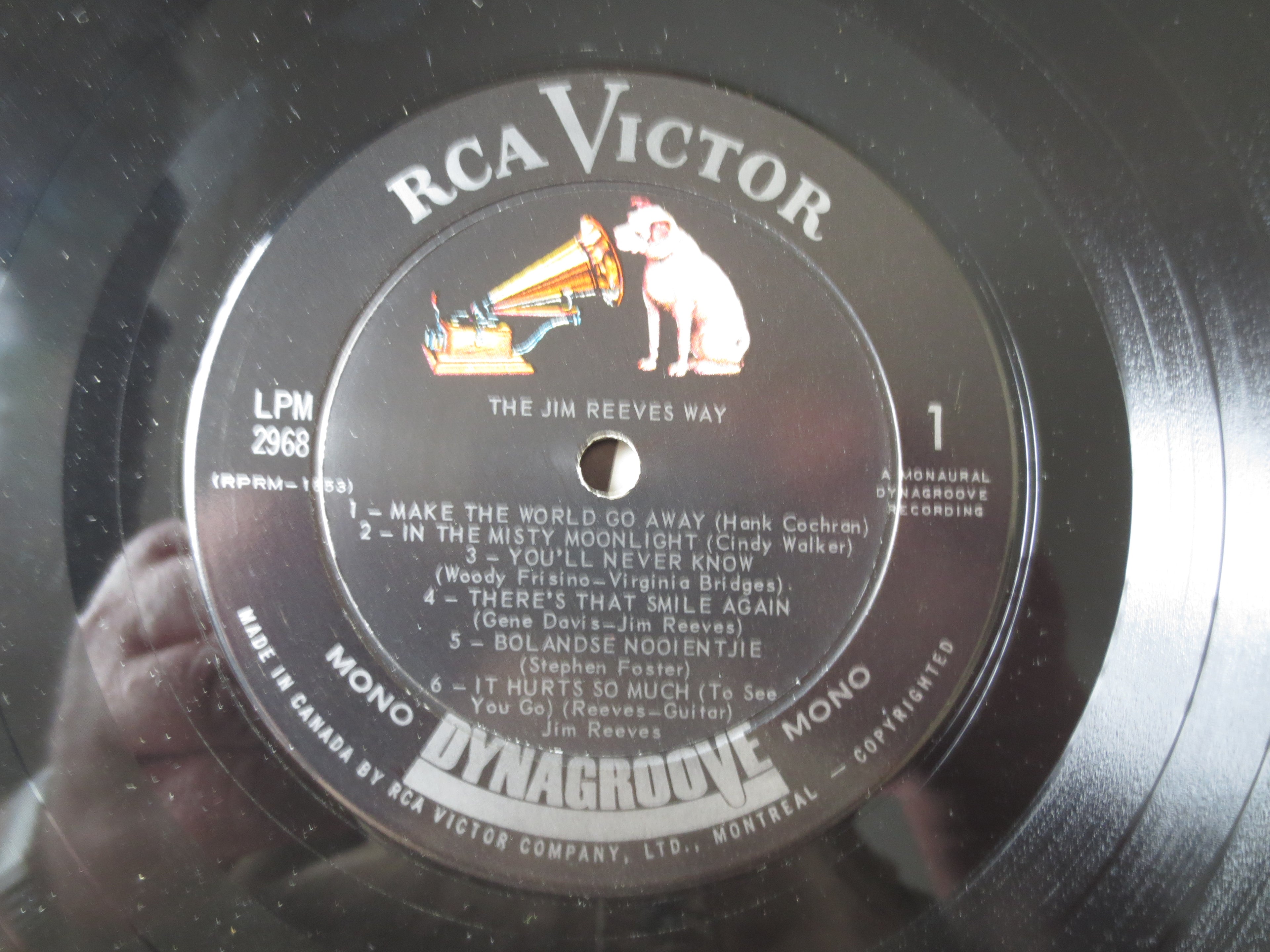 Jim Reeves – The Jim Reeves Way (1965) Vinyl LP
