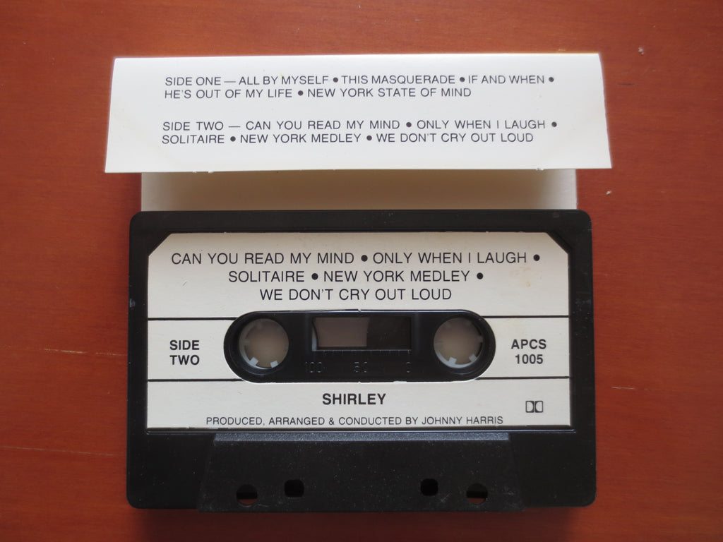 Shirley Bassey – All by Myself (1982) Cassette