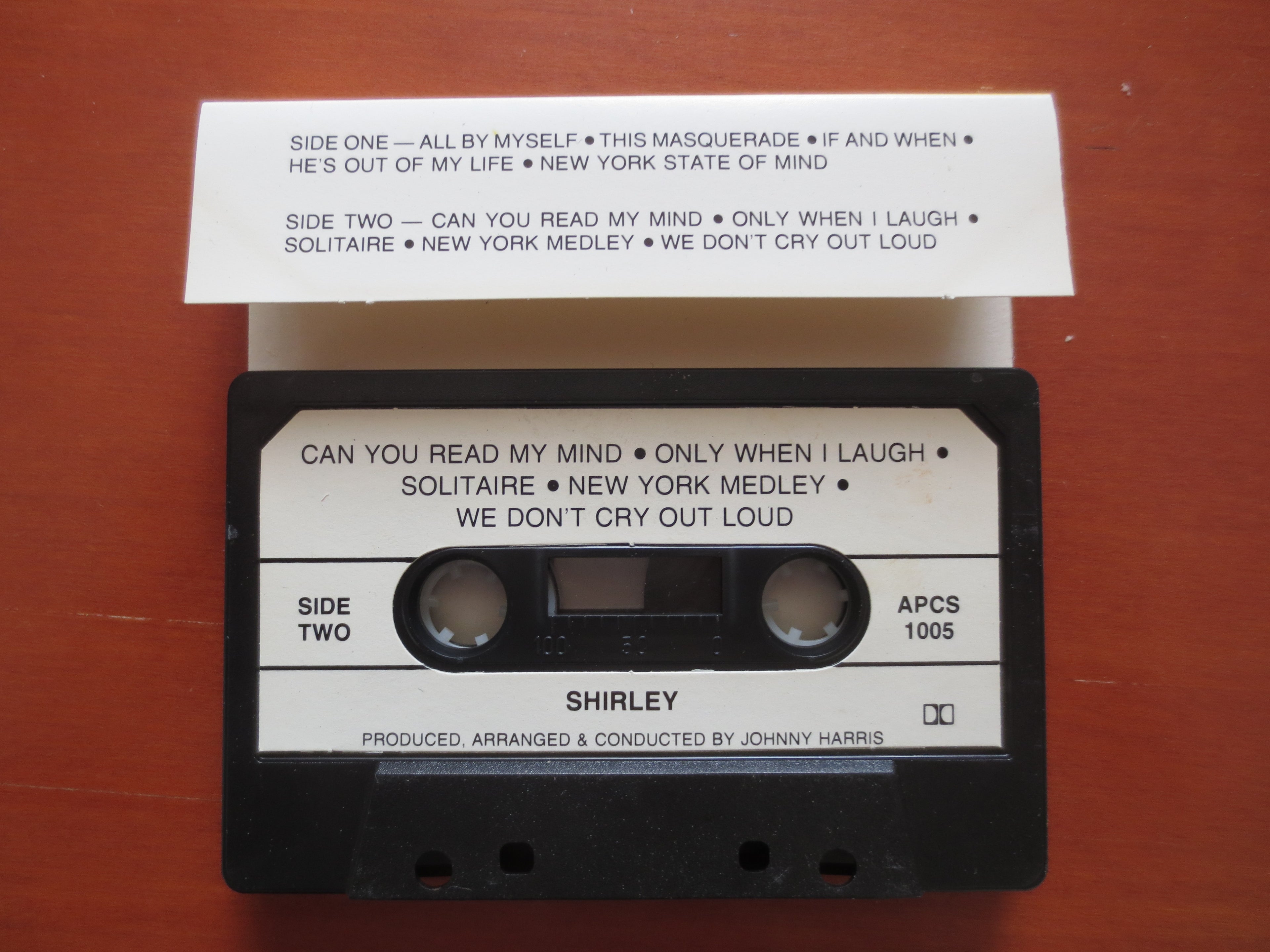 Shirley Bassey – All by Myself (1982) Cassette
