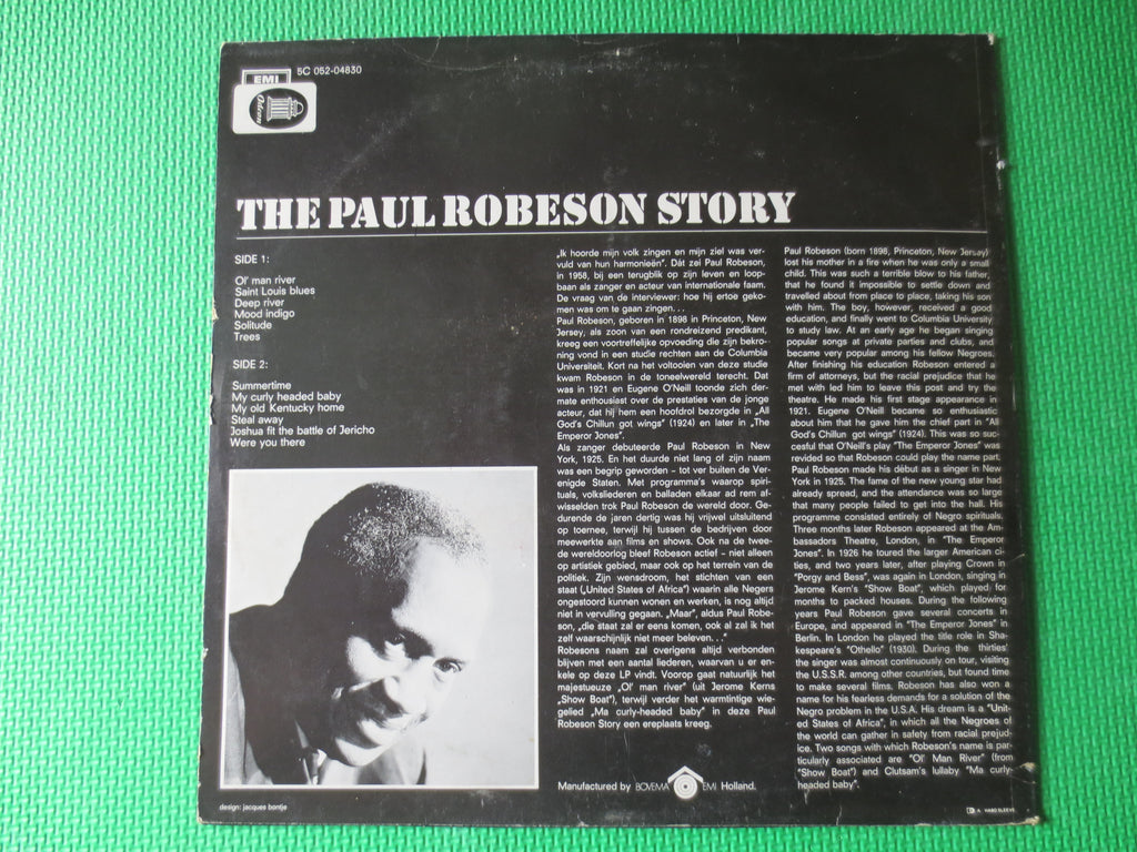 Paul Robeson – The Paul Robeson Story Vinyl LP