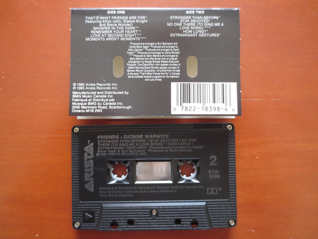 Dionne Warwick – Friends (1985) Cassette