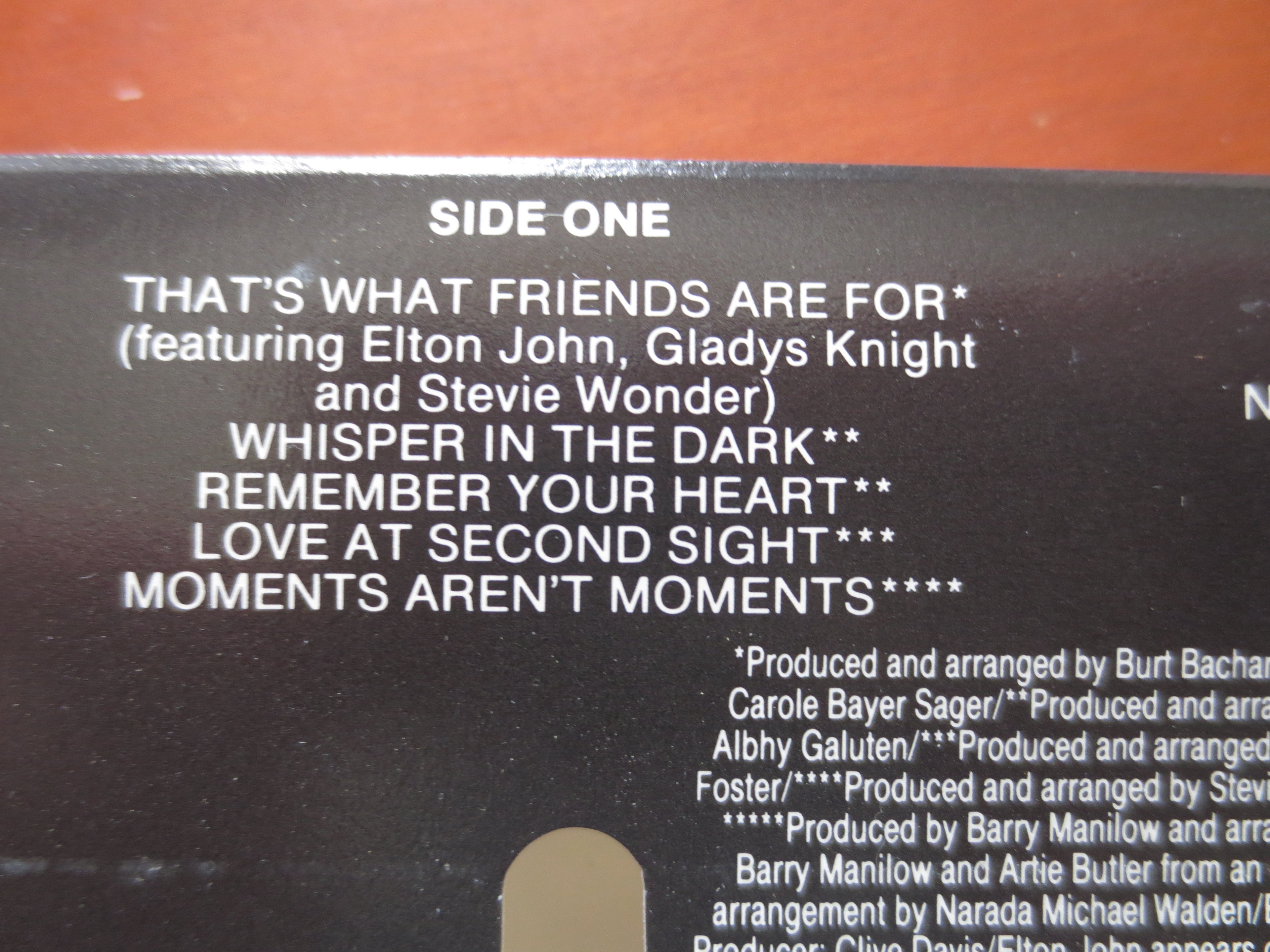 Dionne Warwick – Friends (1985) Cassette
