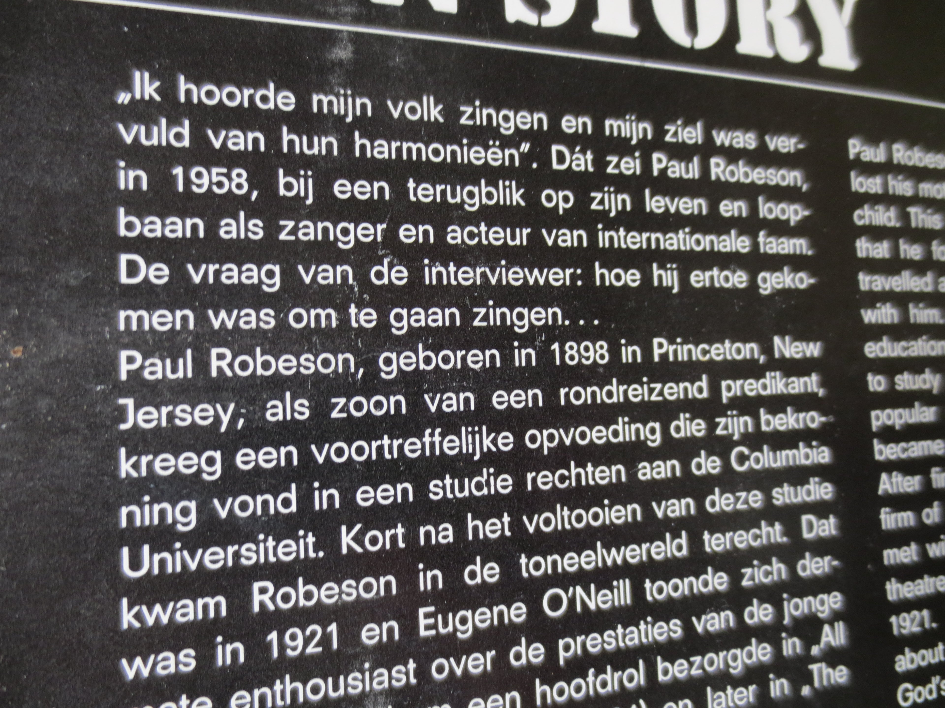 Paul Robeson – The Paul Robeson Story Vinyl LP