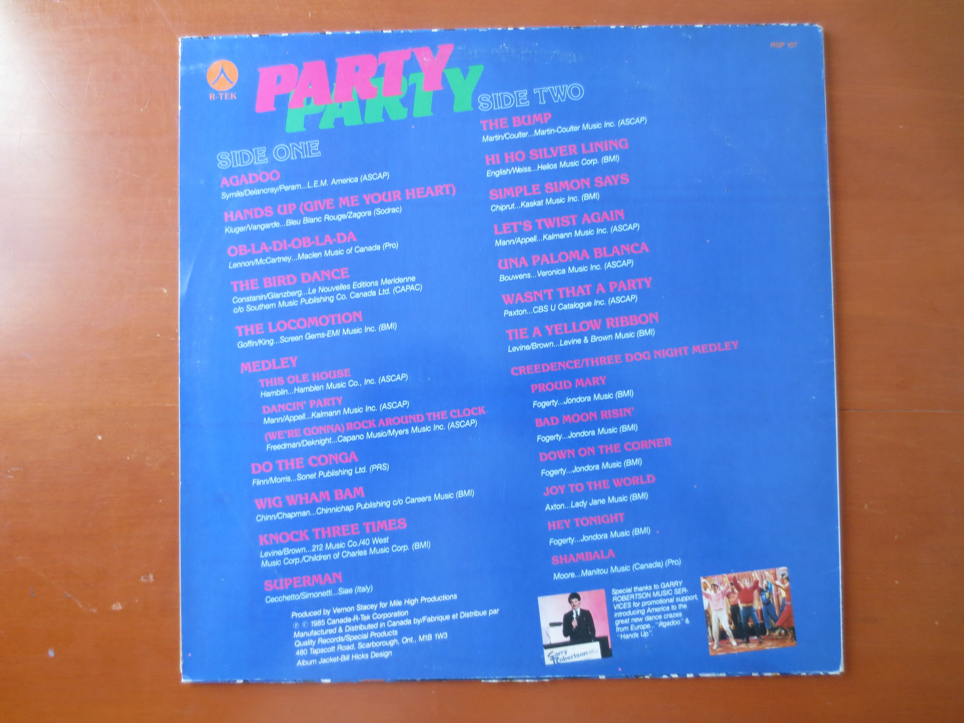 Party Party – R-Tek Records (1985) Vinyl LP