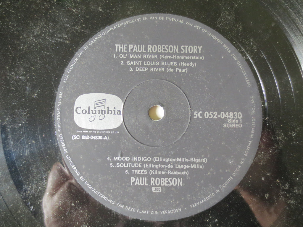 Paul Robeson – The Paul Robeson Story Vinyl LP