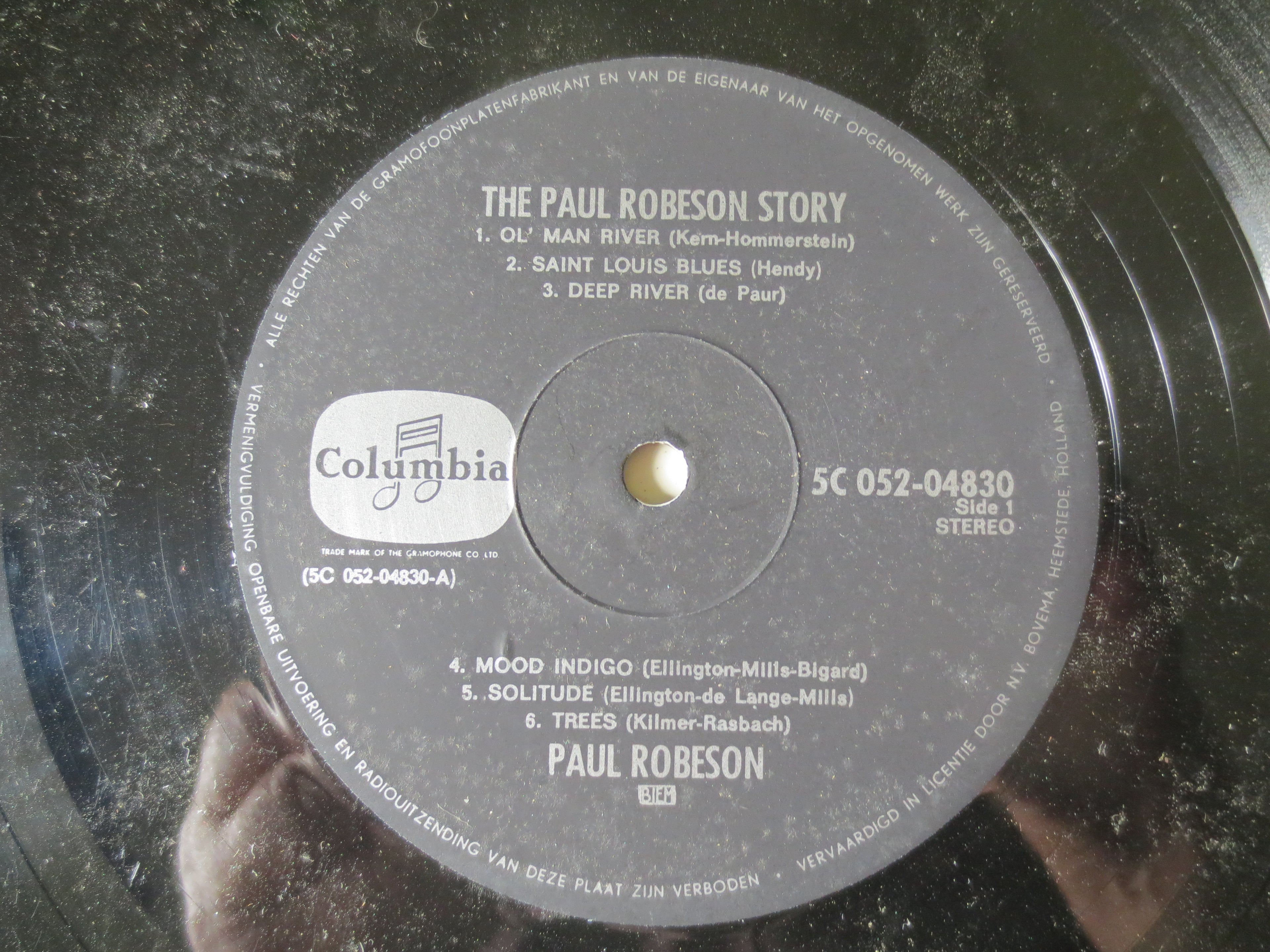 Paul Robeson – The Paul Robeson Story Vinyl LP