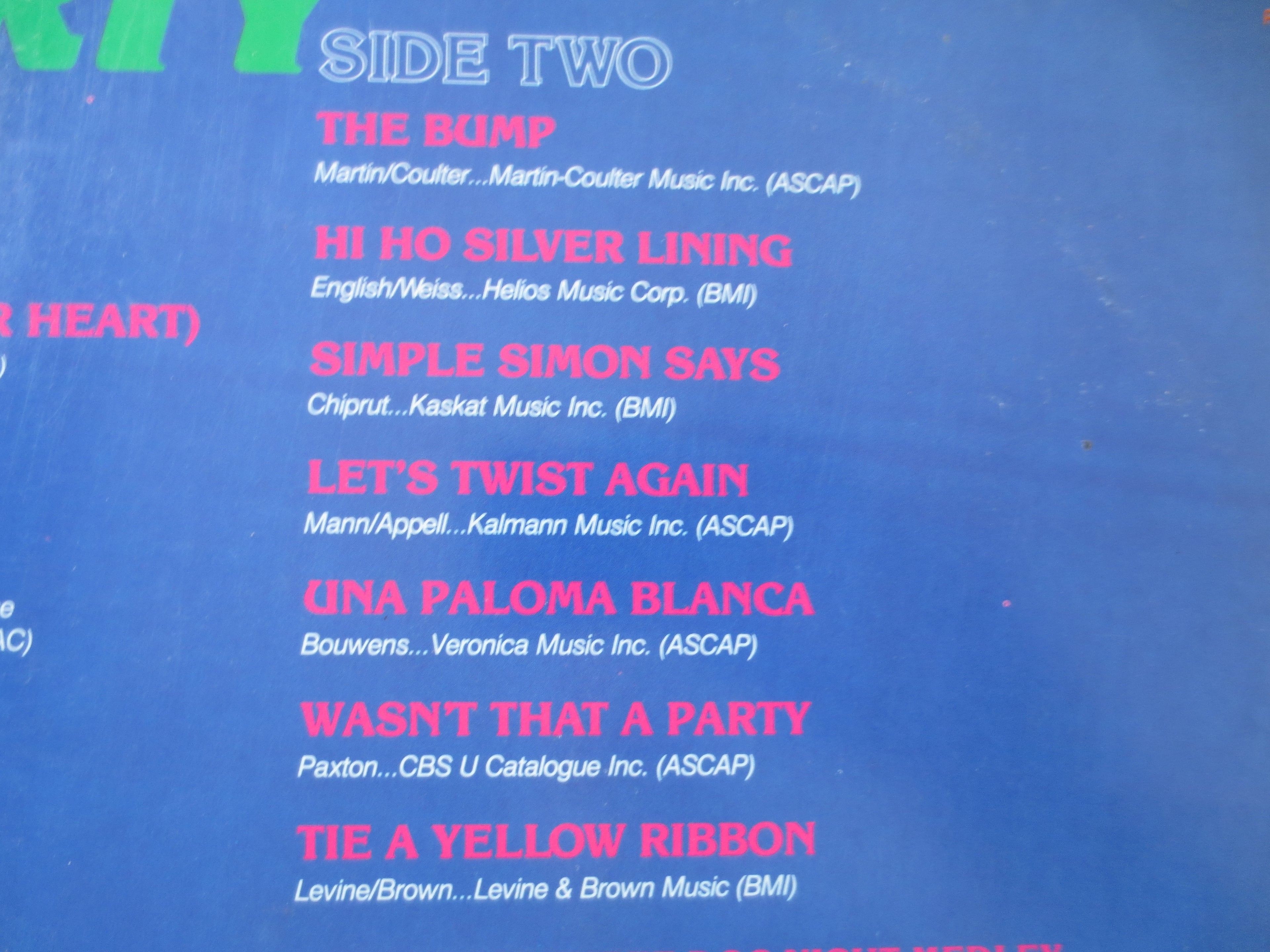 Party Party – R-Tek Records (1985) Vinyl LP