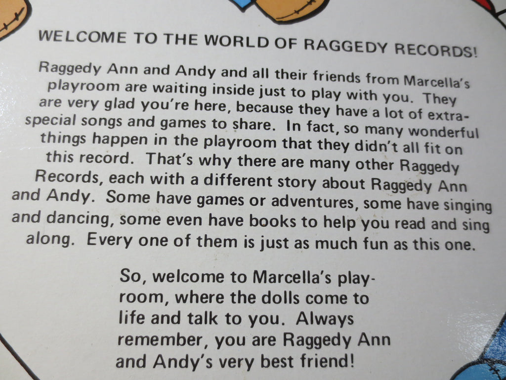 Raggedy Ann & Andy – Birthday Party (1980) Vinyl LP
