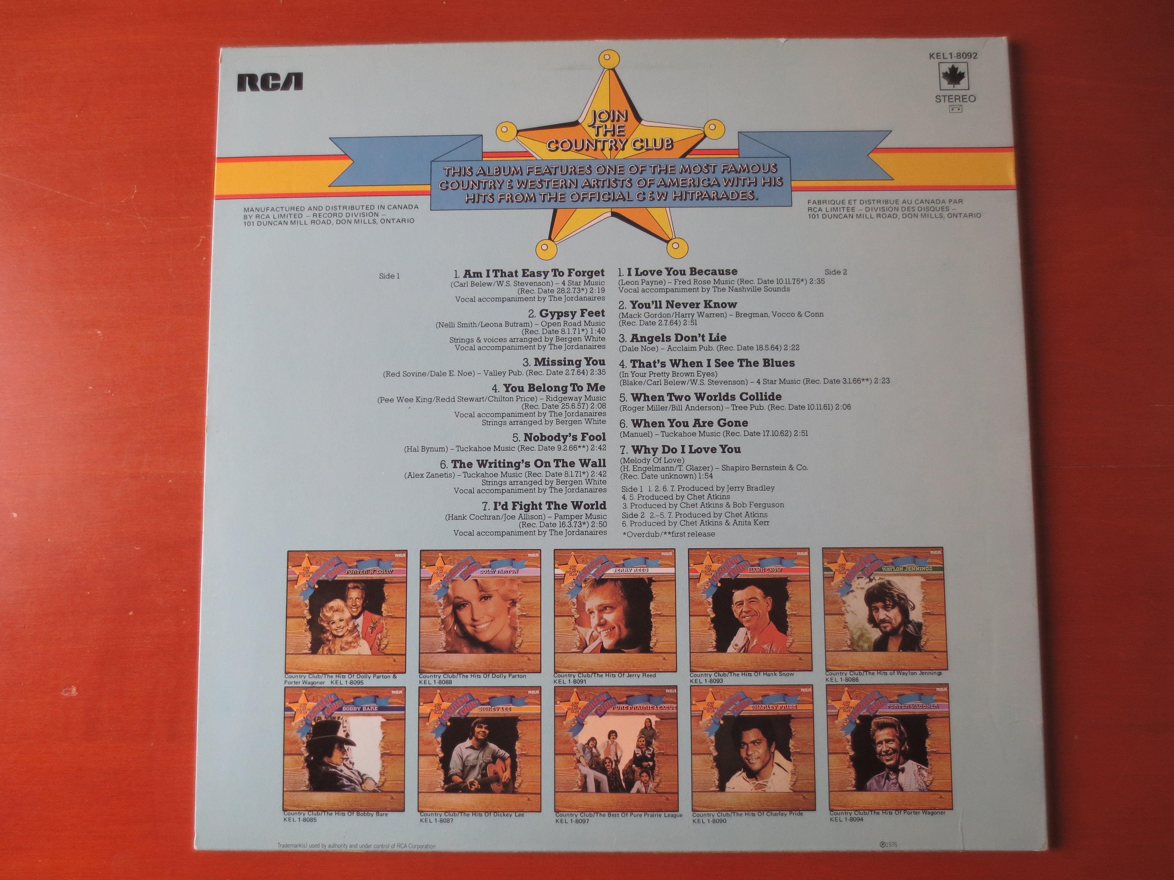 Jim Reeves – The Hits of Jim Reeves (1976) Vinyl LP