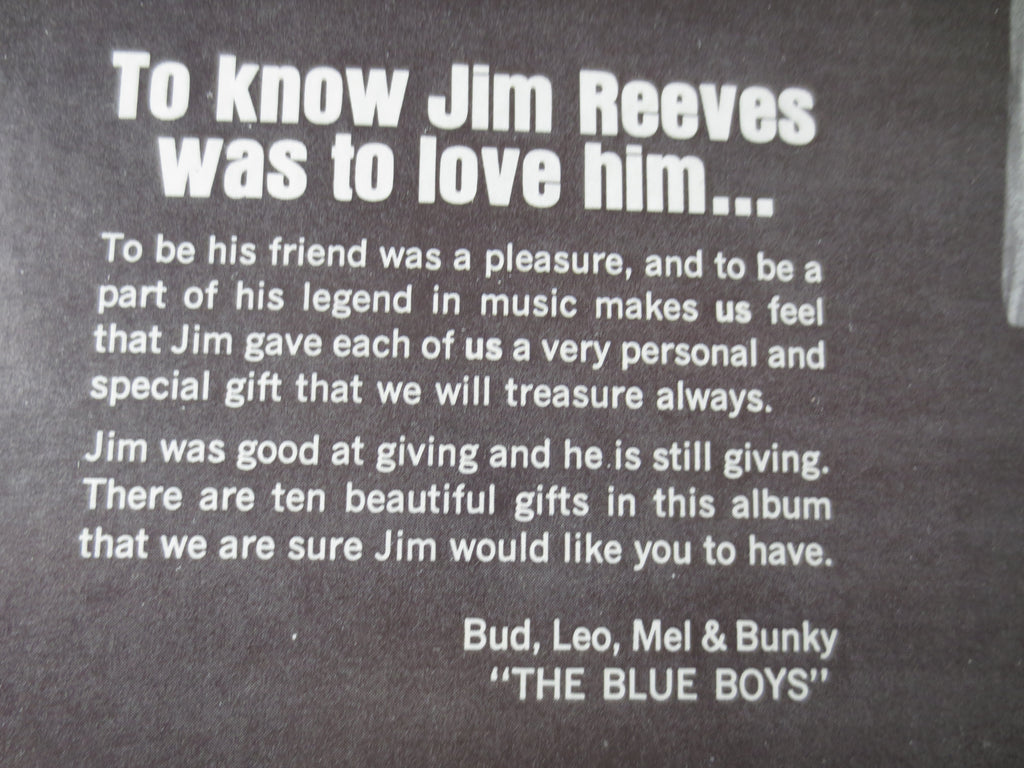 Jim Reeves – Blue Side of Lonesome (1967) Vinyl LP