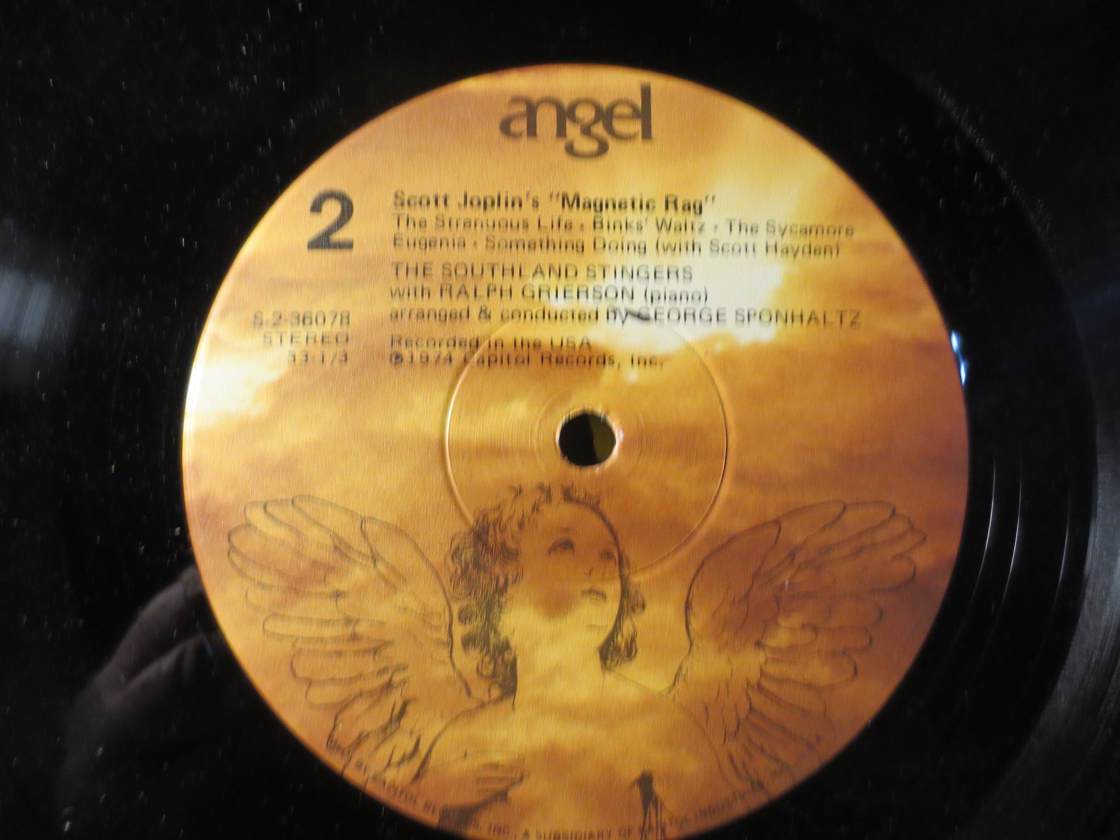 The Southland Stingers – Scott Joplin's Magnetic Rag (1974) Vinyl LP