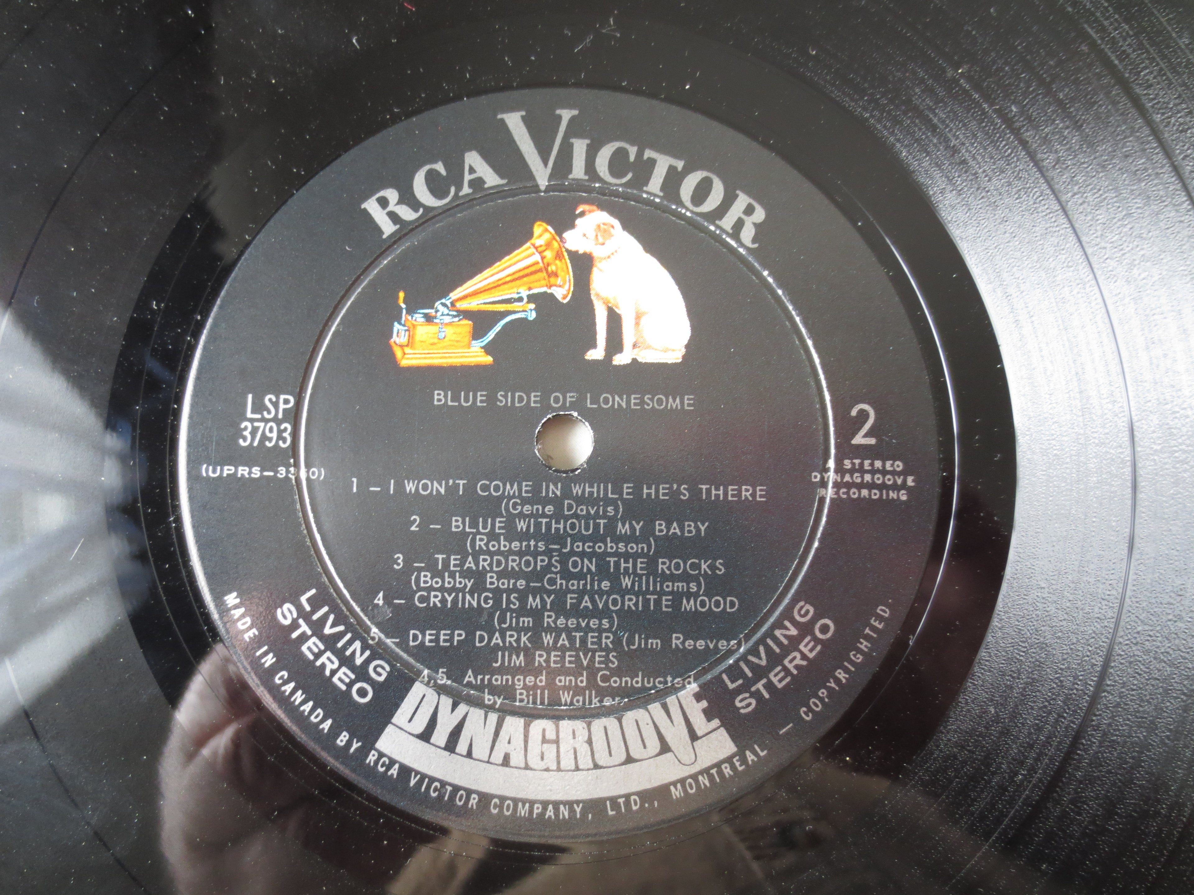 Jim Reeves – Blue Side of Lonesome (1967) Vinyl LP