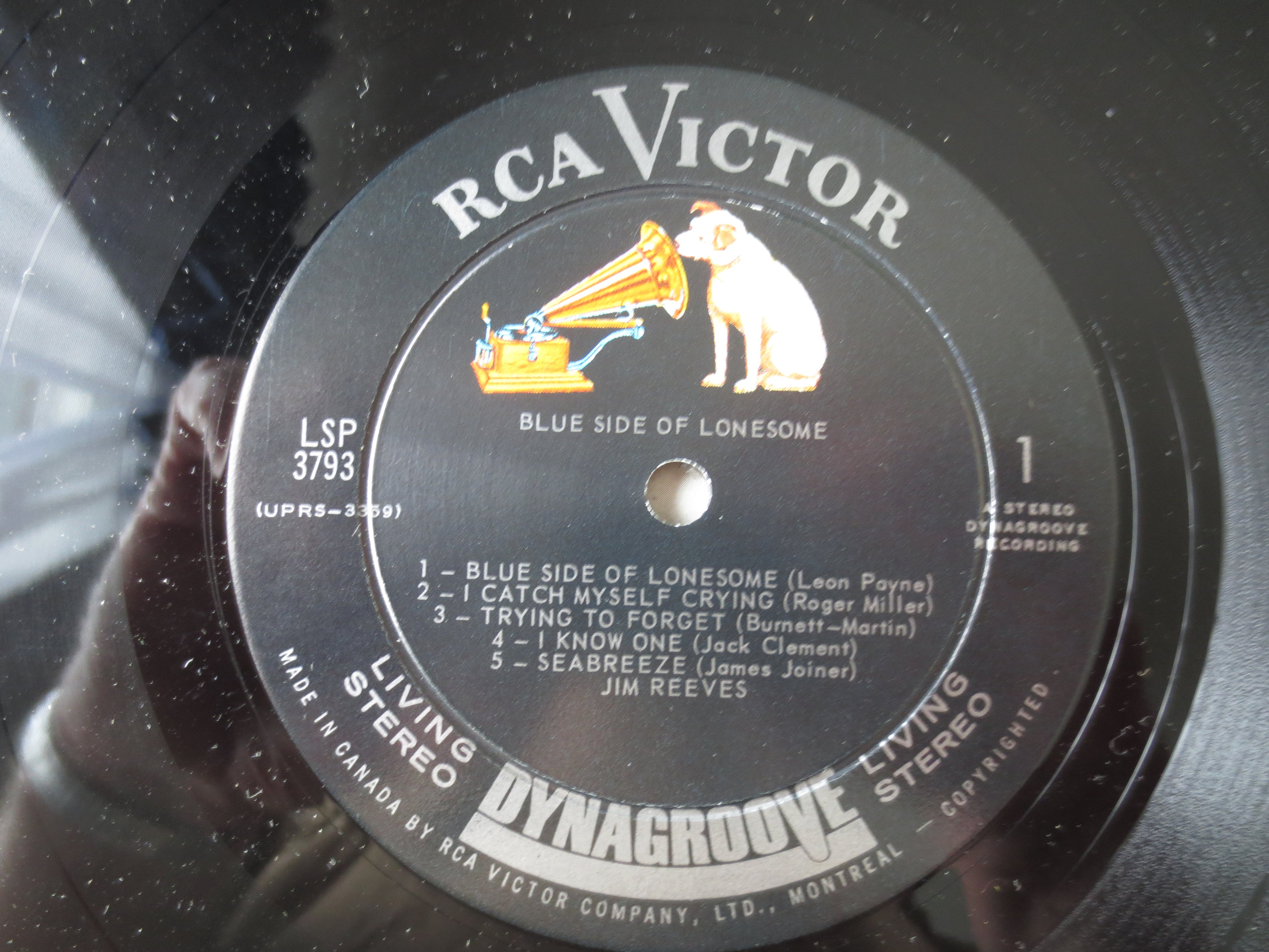 Jim Reeves – Blue Side of Lonesome (1967) Vinyl LP
