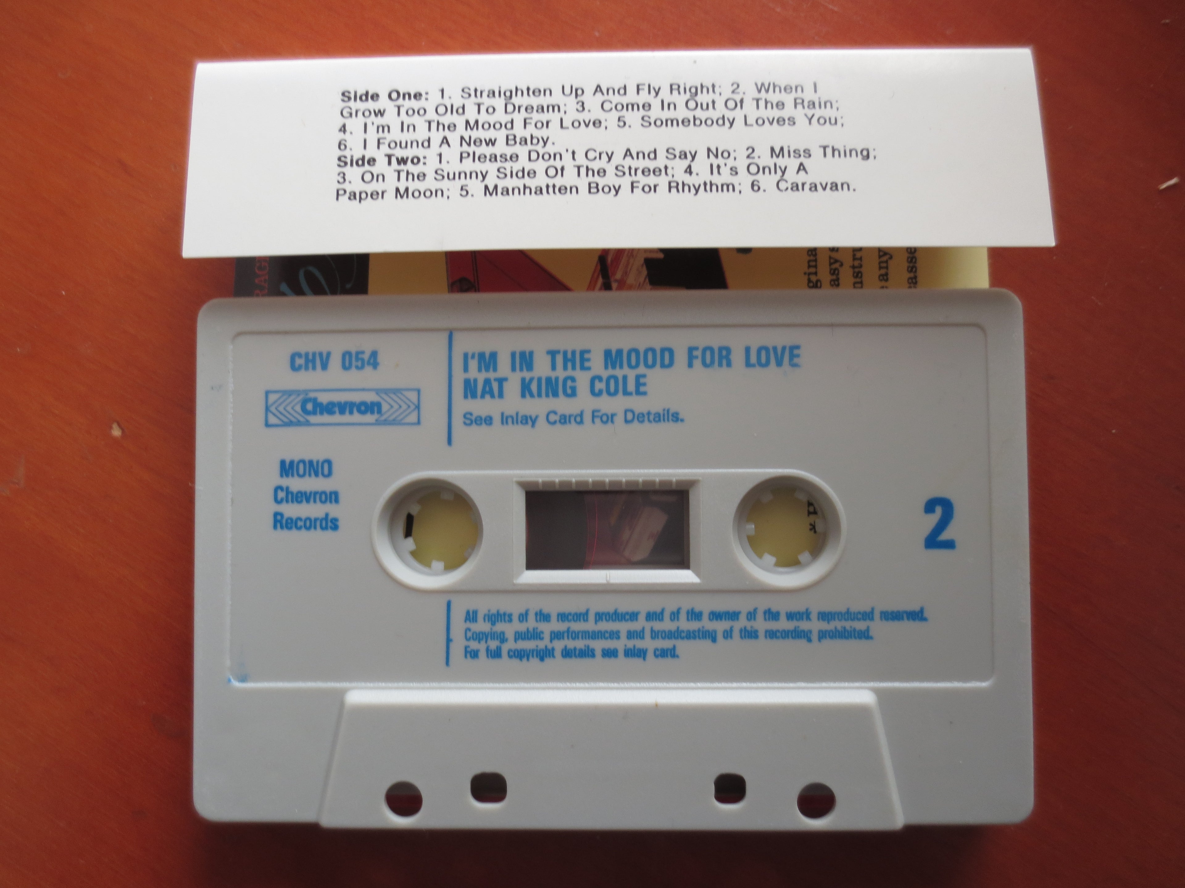 Nat King Cole – I'm in the Mood for Love (1979) Cassette