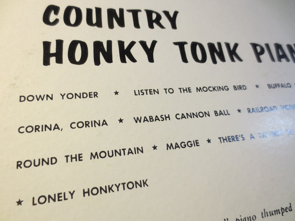 Slim '88' Wilson – Country Honky Tonk Piano (Vinyl LP)