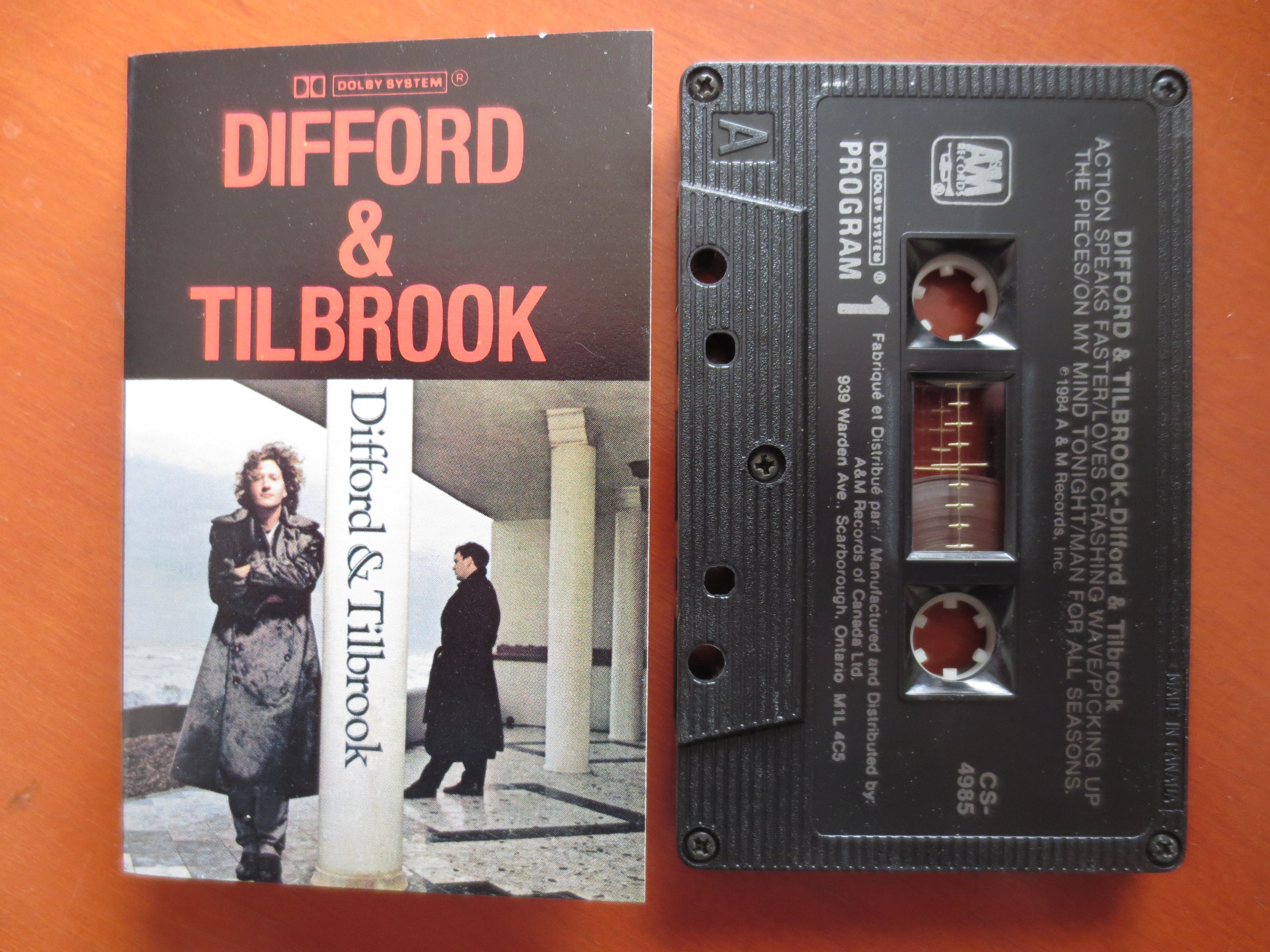 Difford & Tilbrook – Difford & Tilbrook (1984) Cassette