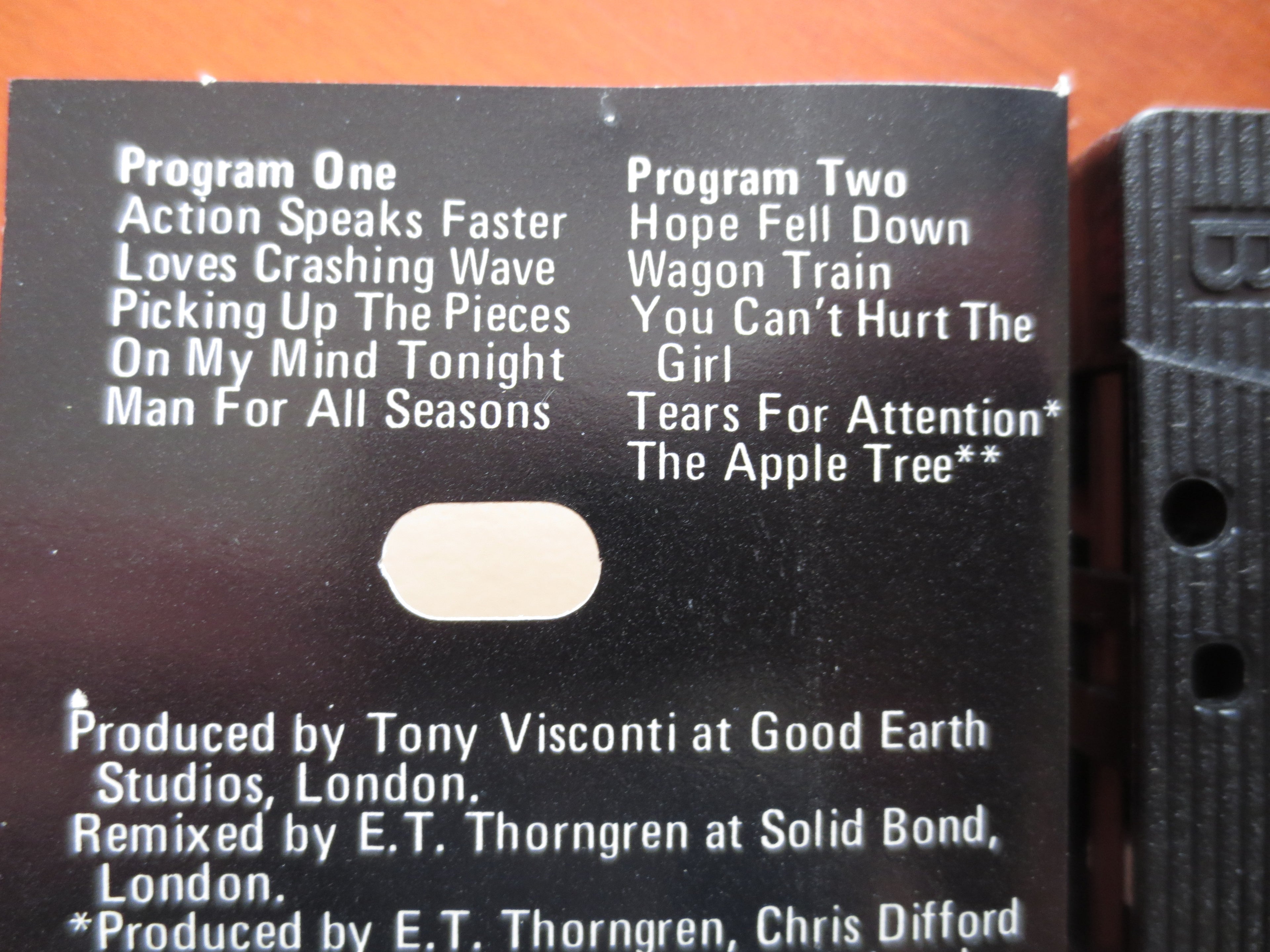 Difford & Tilbrook – Difford & Tilbrook (1984) Cassette
